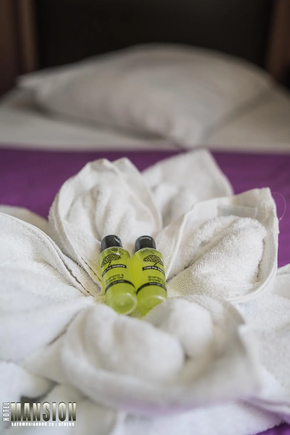 Bed in Mansion Hotel