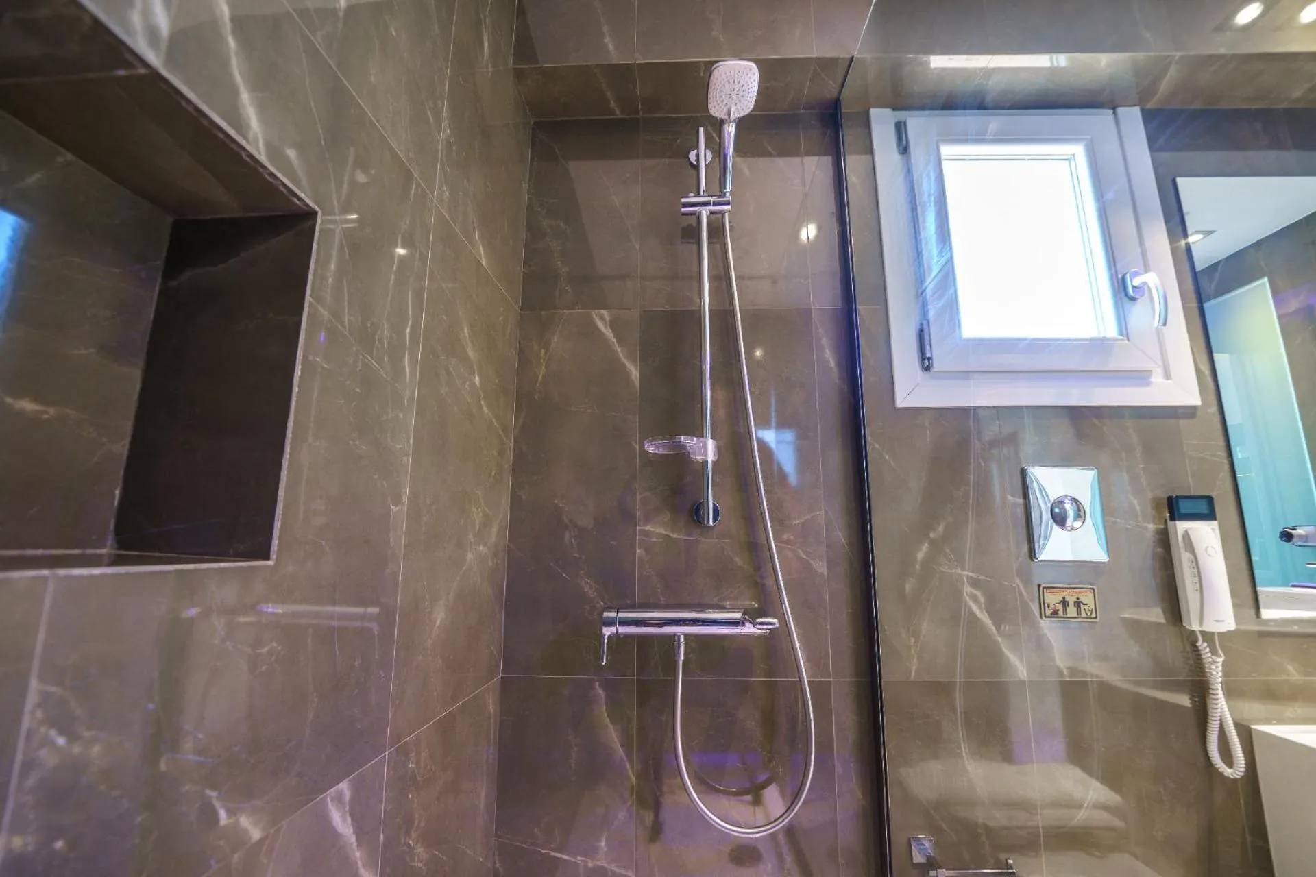 Shower in Elysian Suites