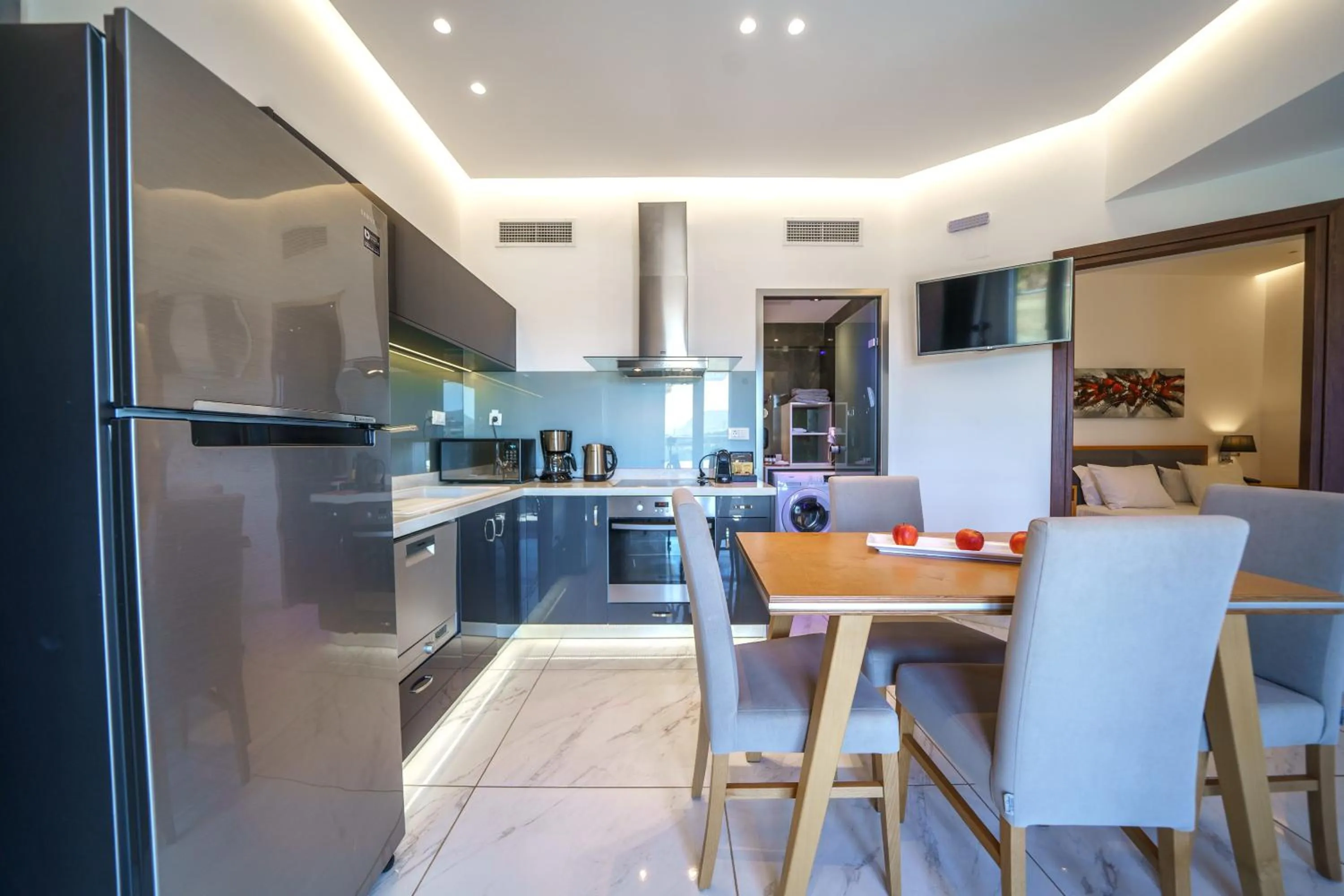 kitchen in Elysian Suites