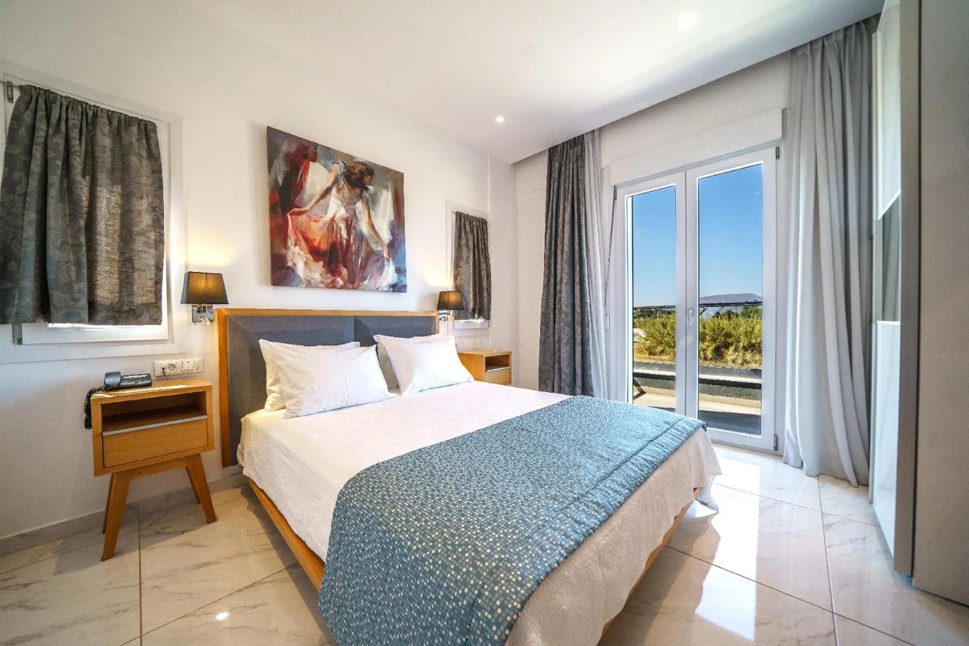 Bedroom in Elysian Suites