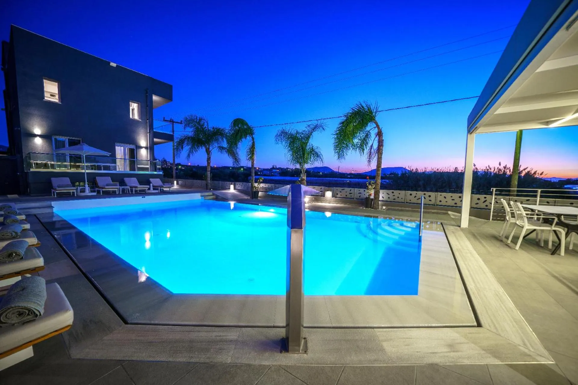 Swimming pool in Elysian Suites
