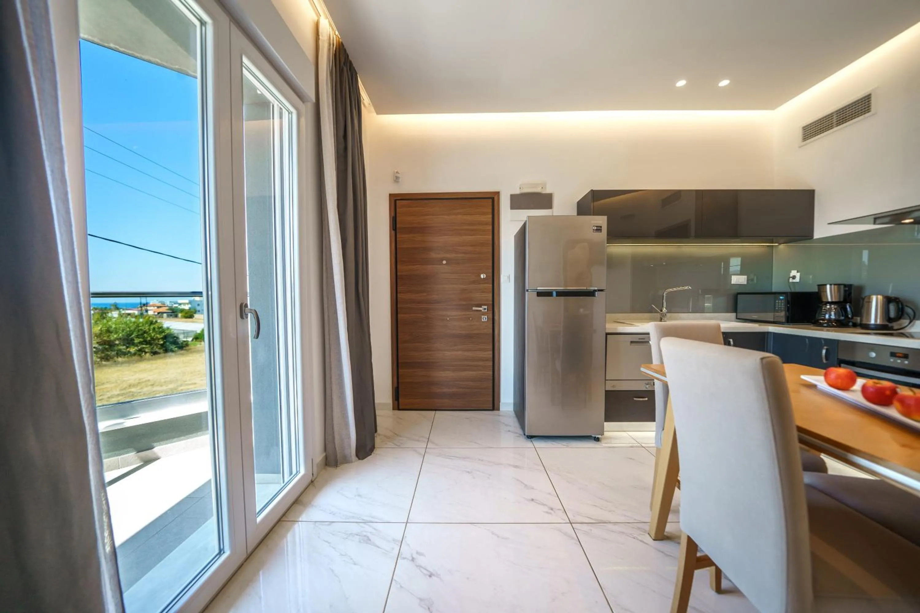 kitchen in Elysian Suites