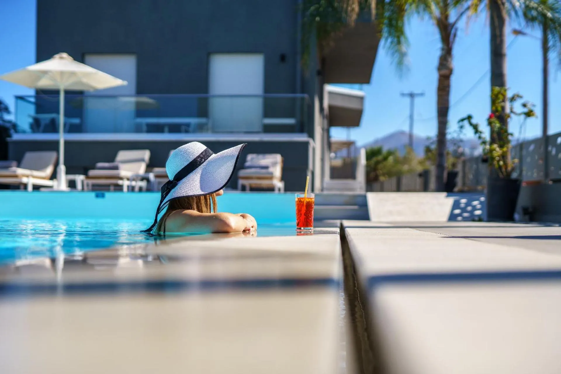 Swimming pool in Elysian Suites