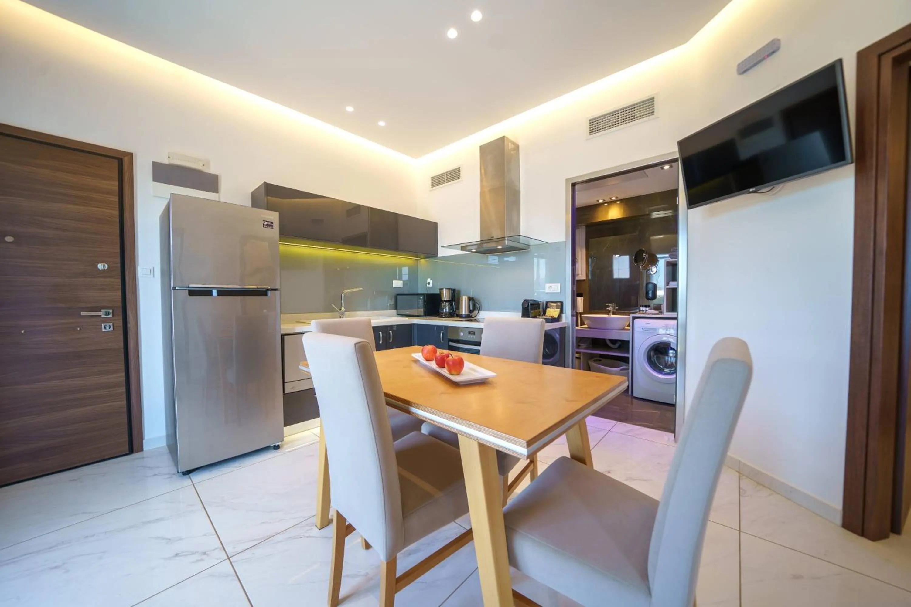 kitchen in Elysian Suites