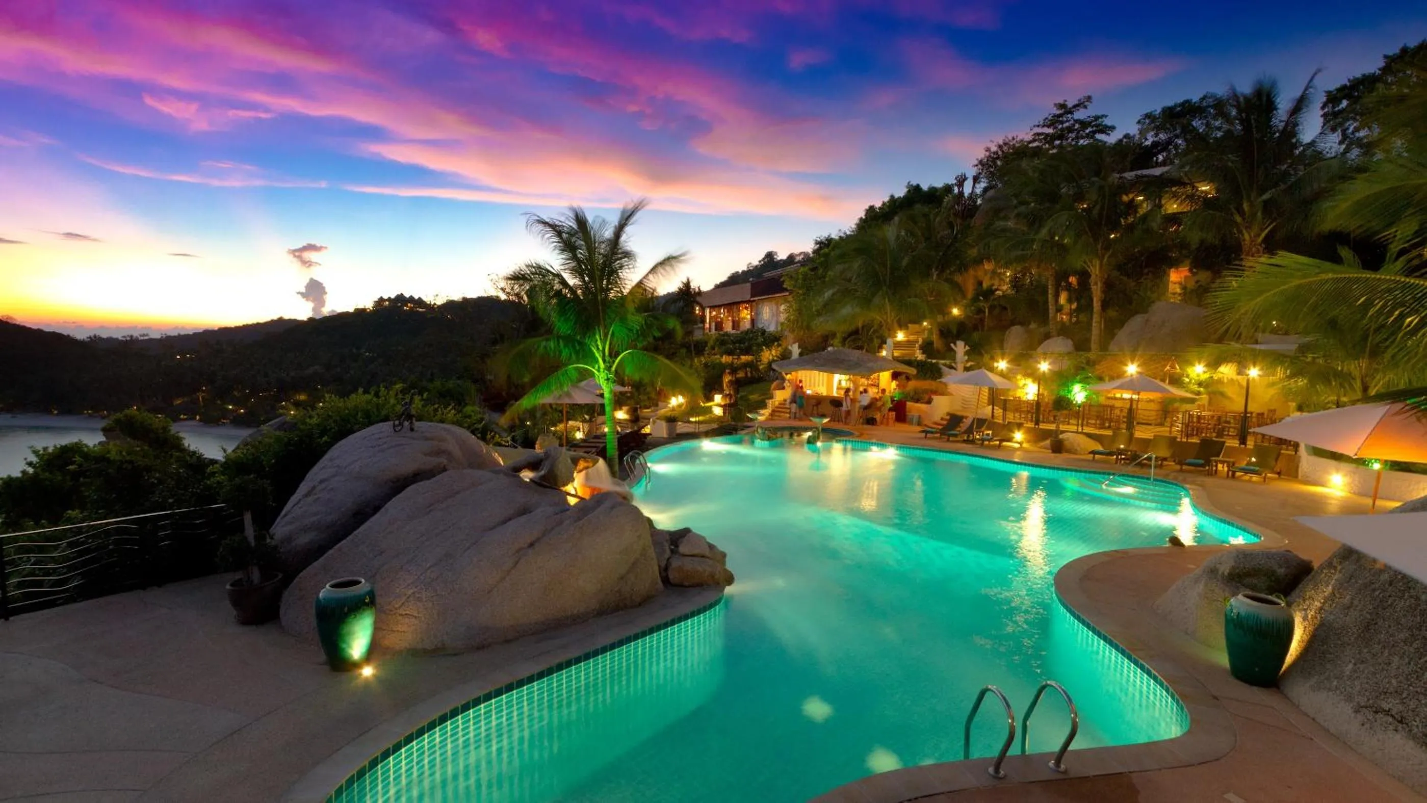 Pool view in Jamahkiri Dive Resort & Spa