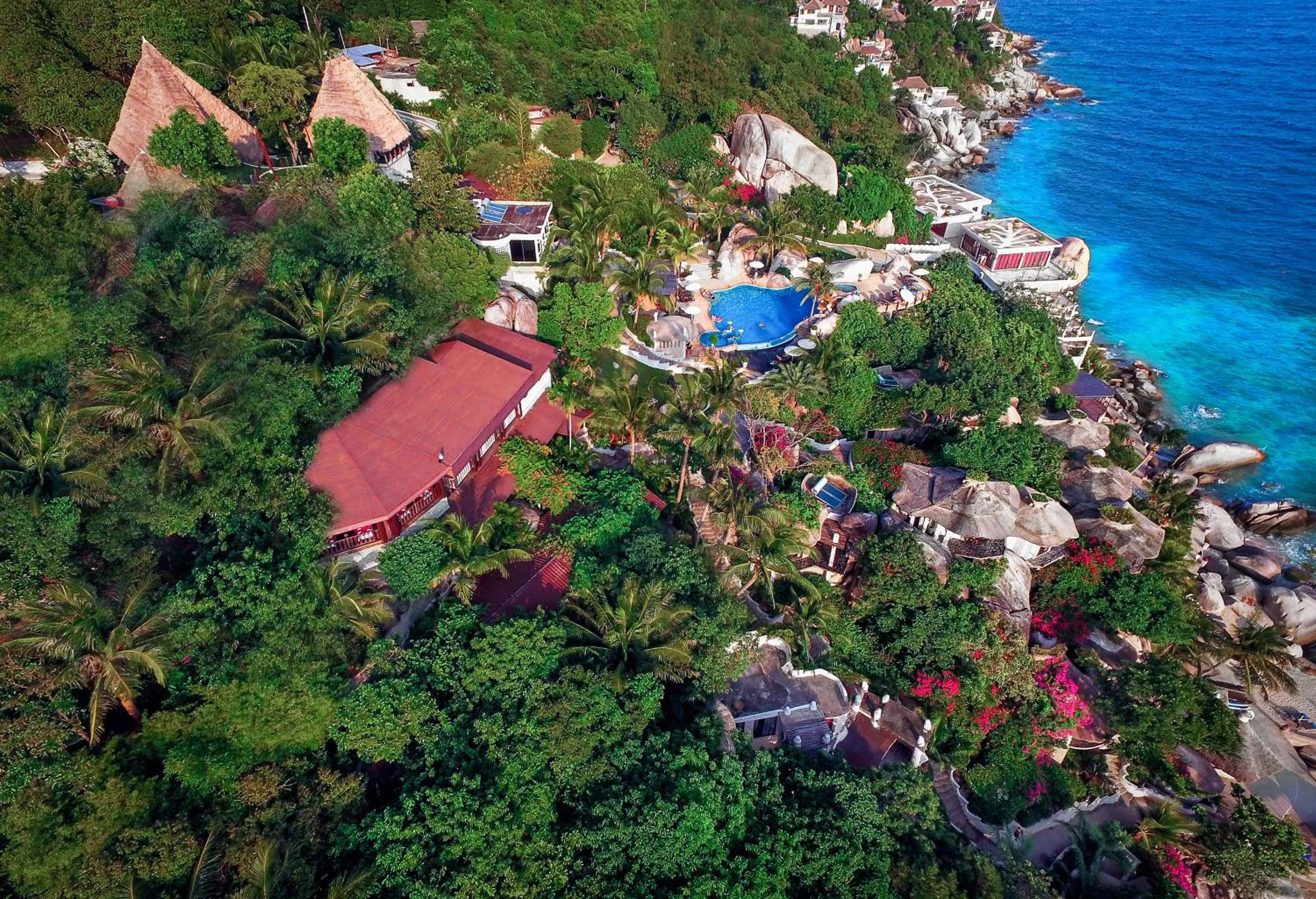 Bird's eye view in Jamahkiri Dive Resort & Spa