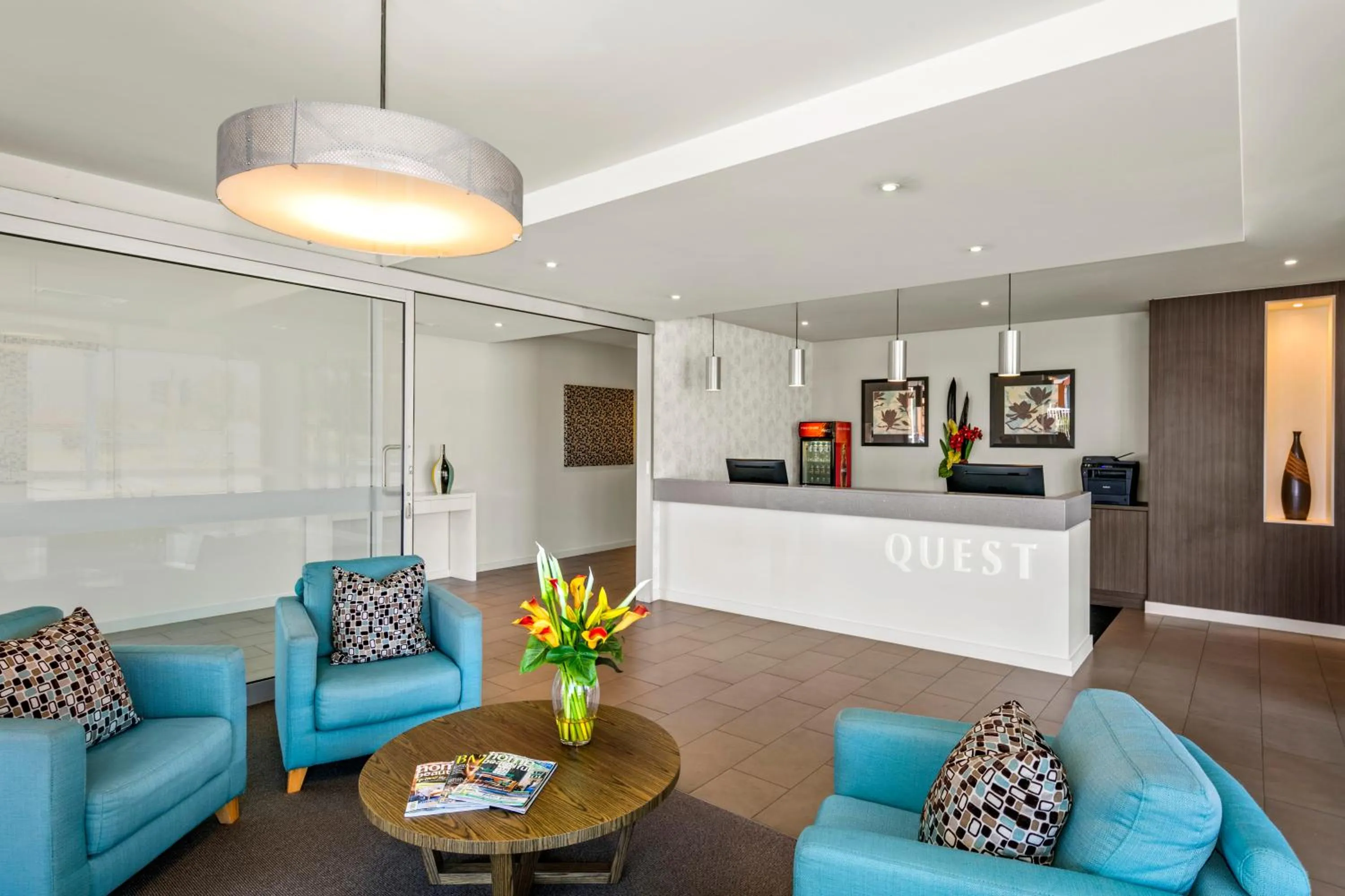 Lobby or reception in Quest Scarborough