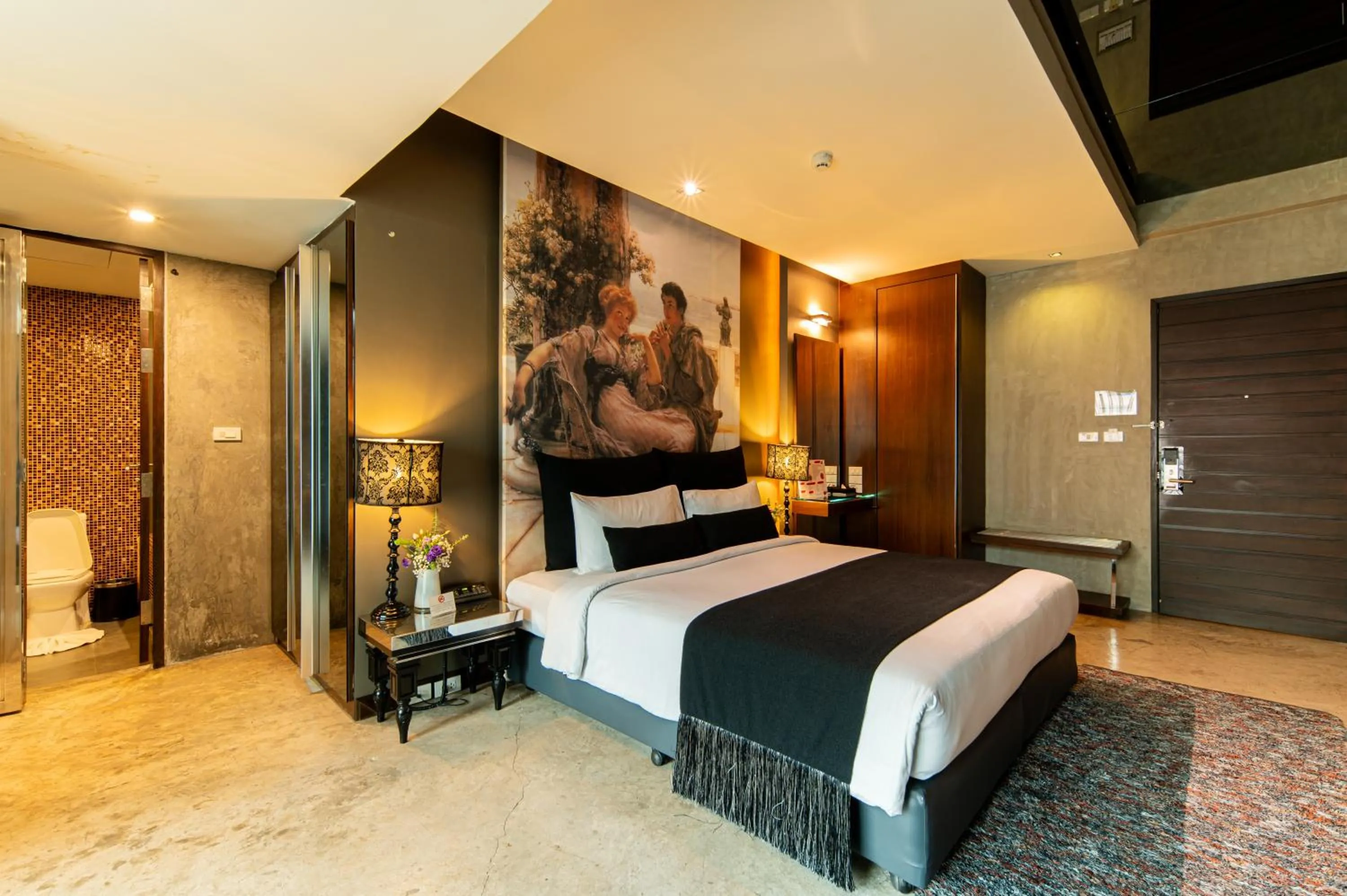 Bedroom, Bed in Sunbeam Hotel Pattaya