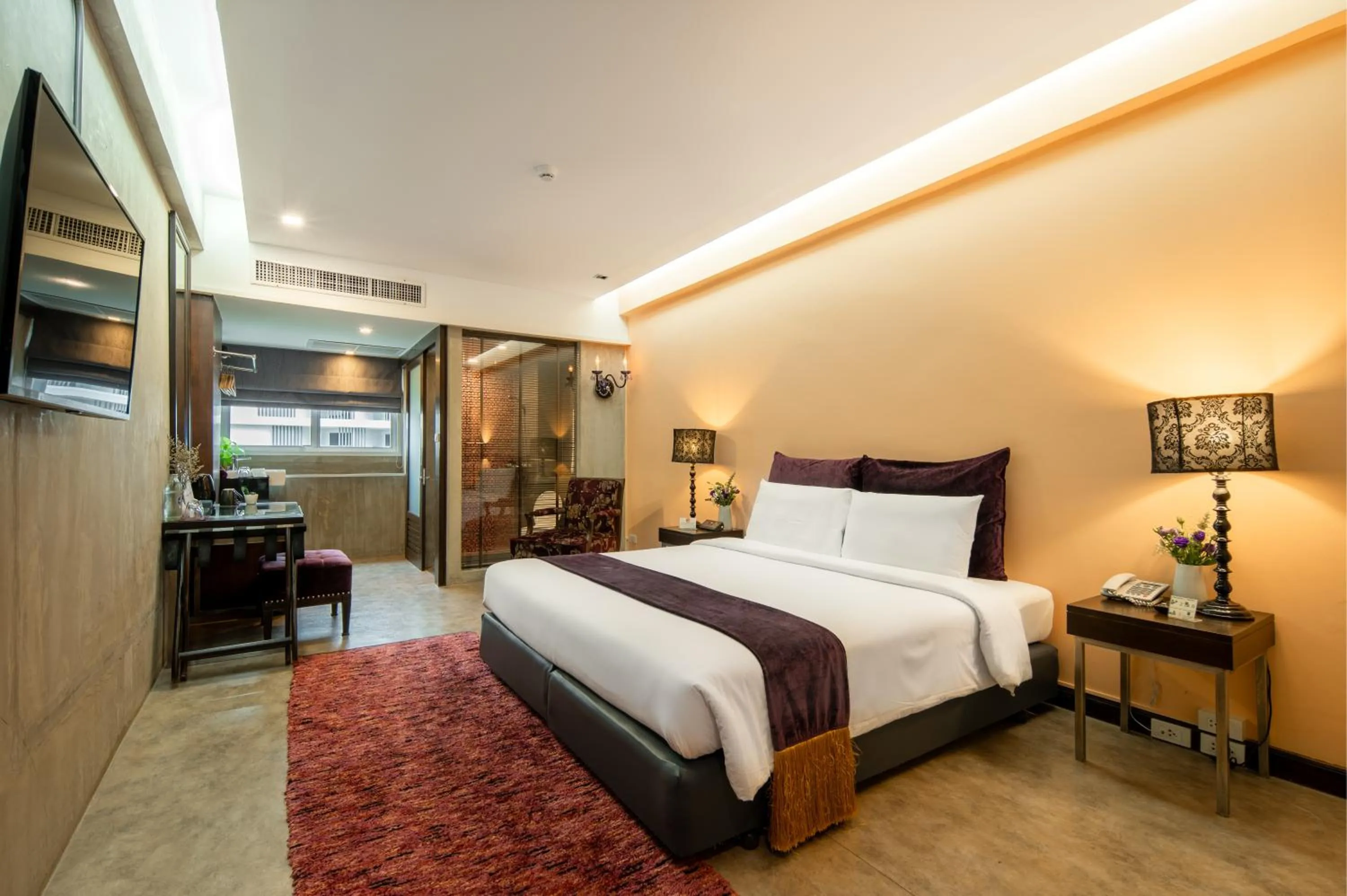 Bedroom, Bed in Sunbeam Hotel Pattaya