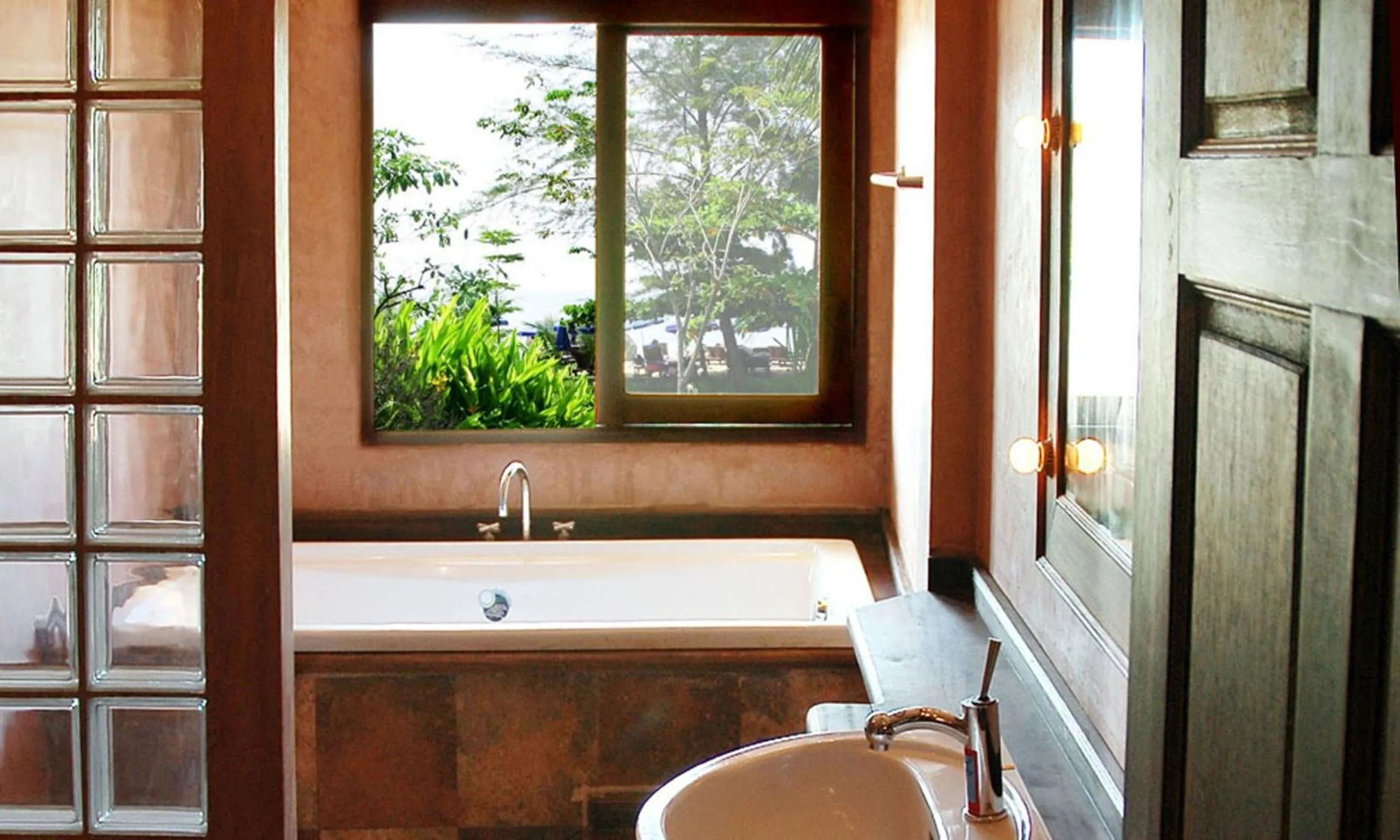 Bathroom in Andamania Beach Resort, Khaolak - SHA plus