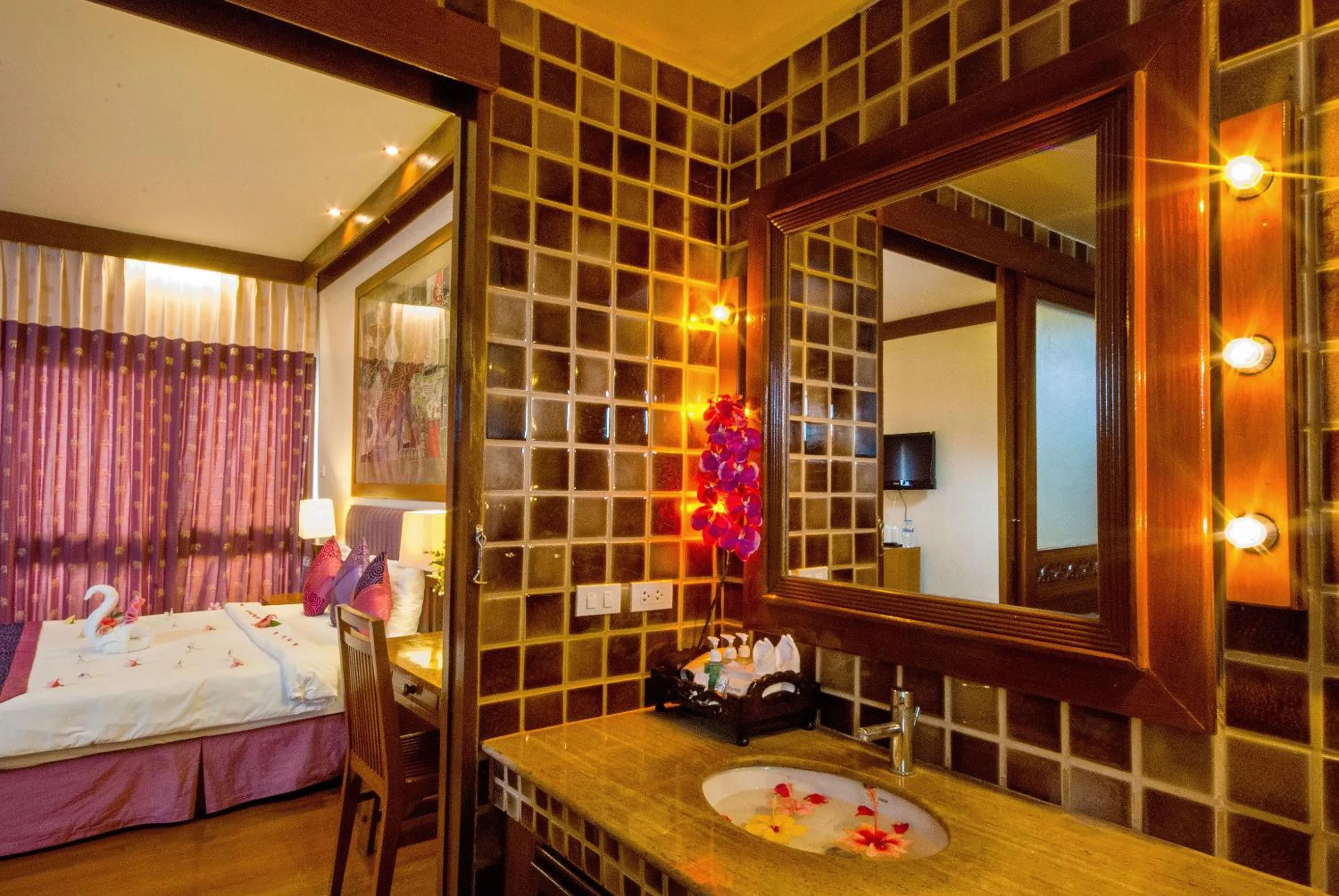 Bed in Andamania Beach Resort, Khaolak - SHA plus