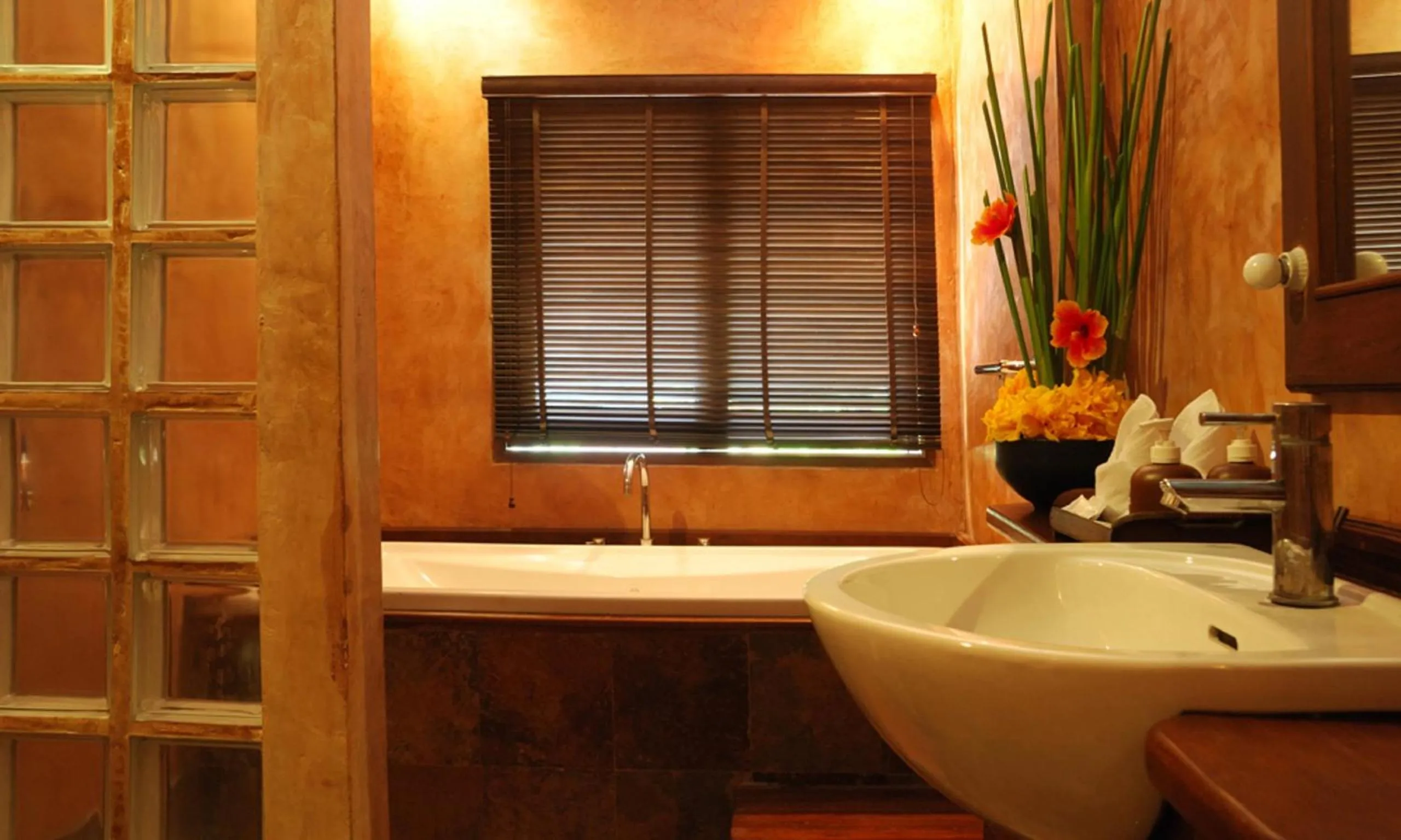 Bathroom in Andamania Beach Resort, Khaolak - SHA plus