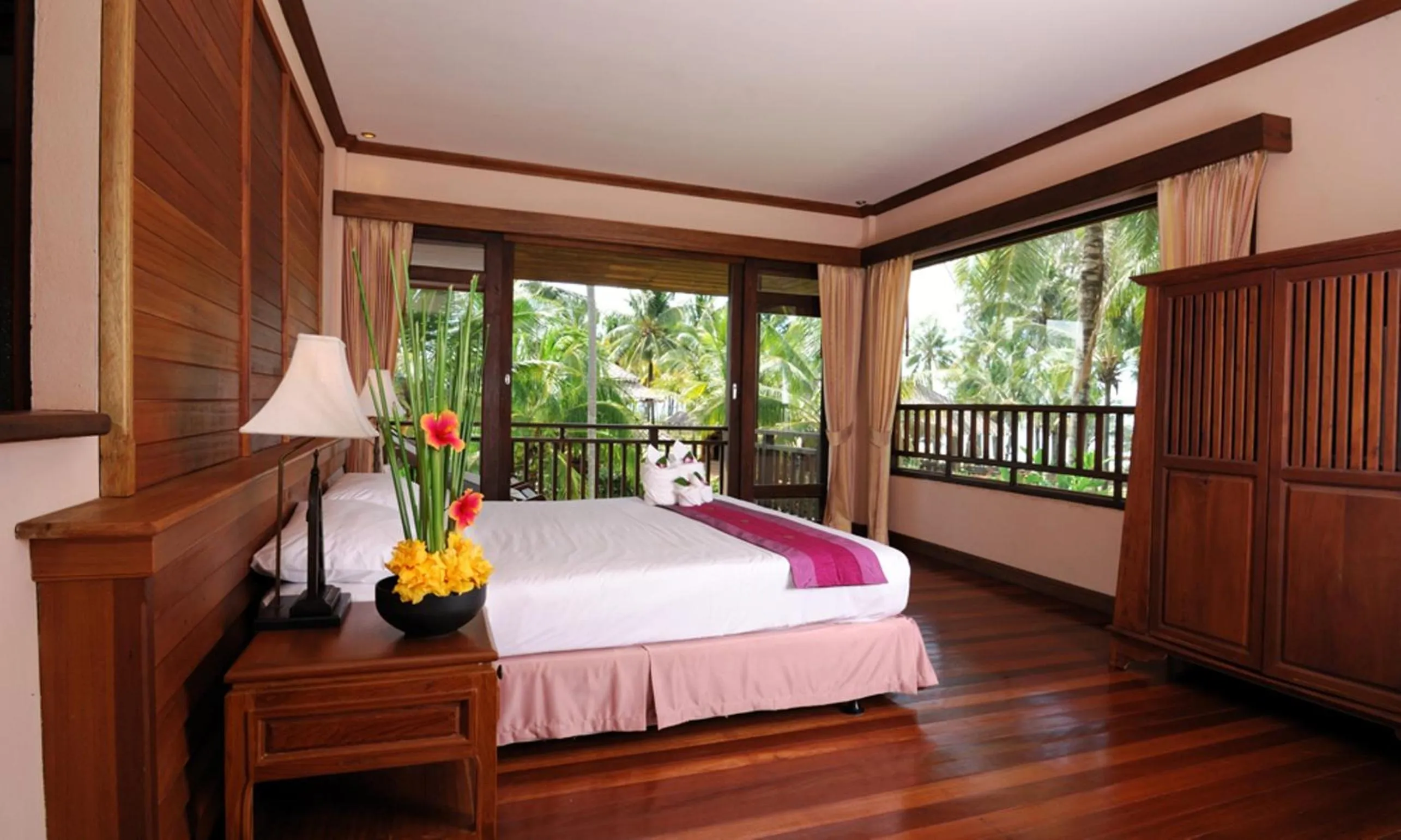 Bed in Andamania Beach Resort, Khaolak - SHA plus