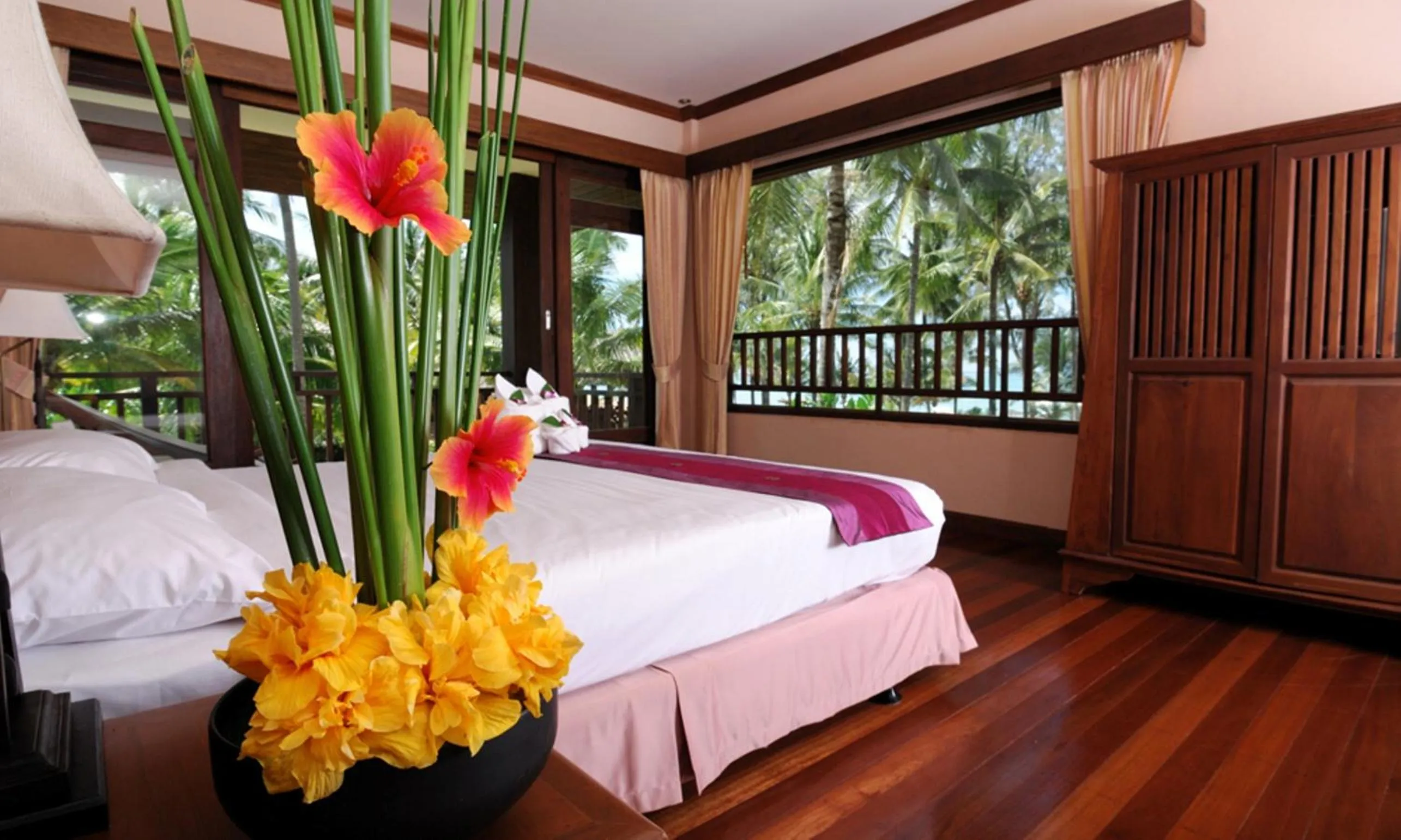 Bed in Andamania Beach Resort, Khaolak - SHA plus