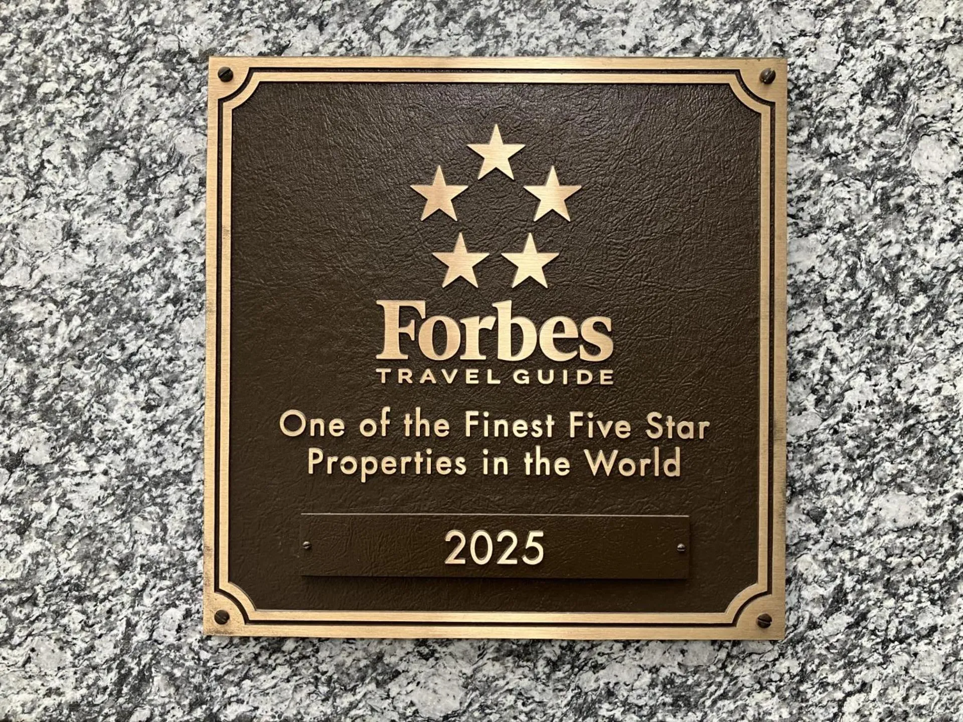 Certificate/Award in The Capitol Hotel Tokyu