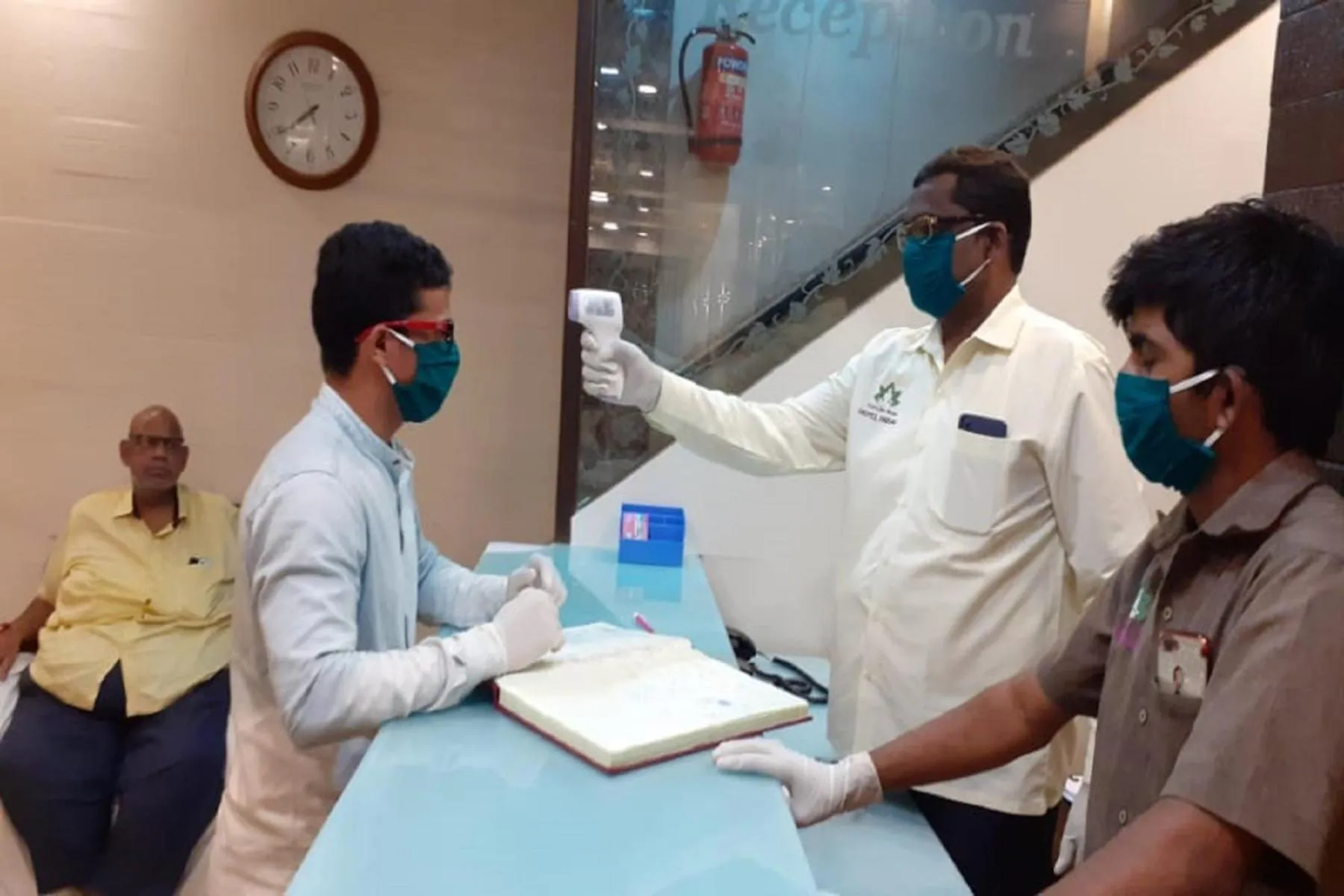 Lobby or reception in Hotel Parag