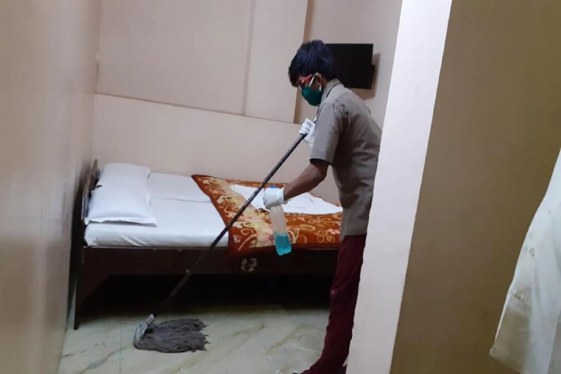 Area and facilities, Bed in Hotel Parag