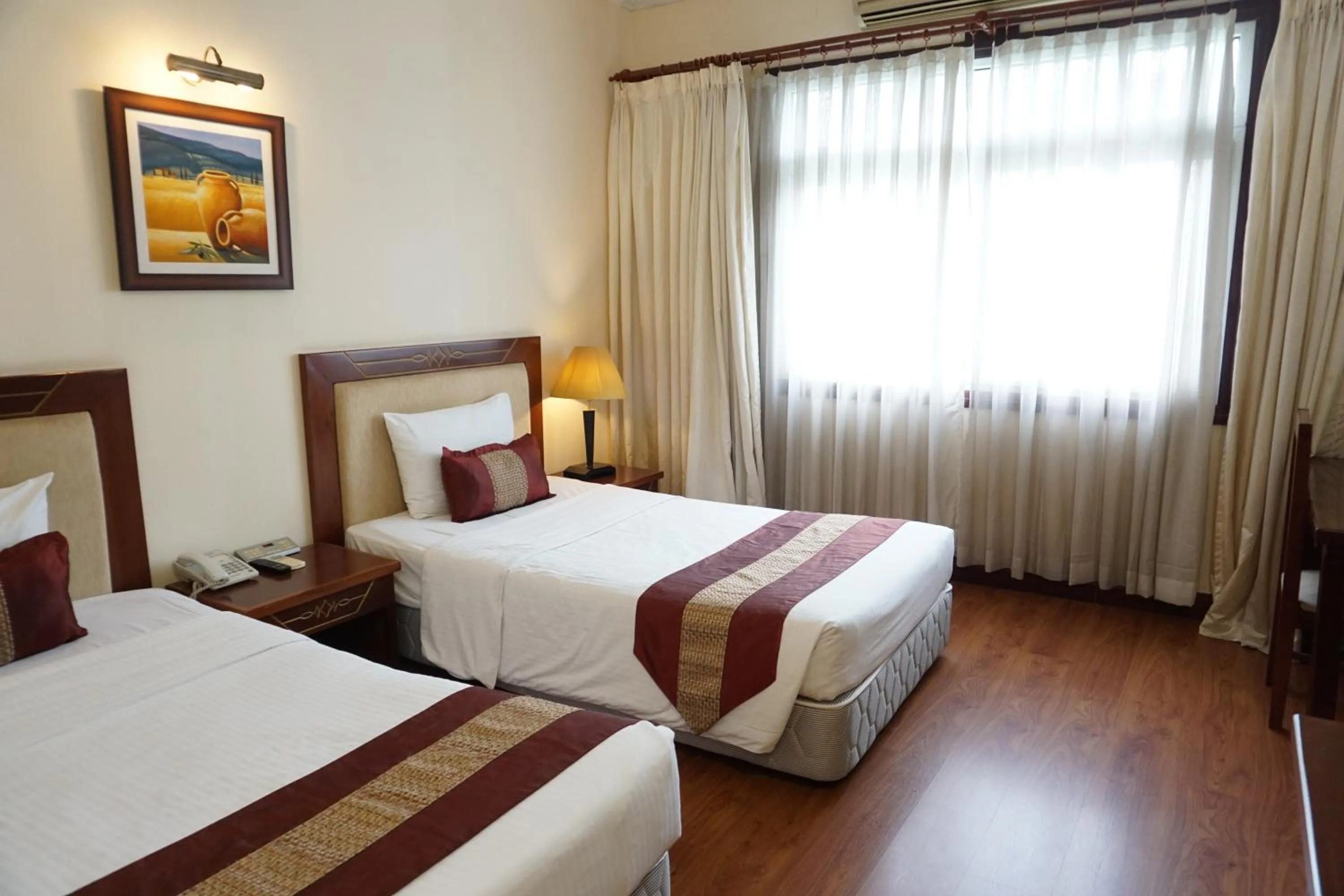 Bed in Dong Khanh Hotel