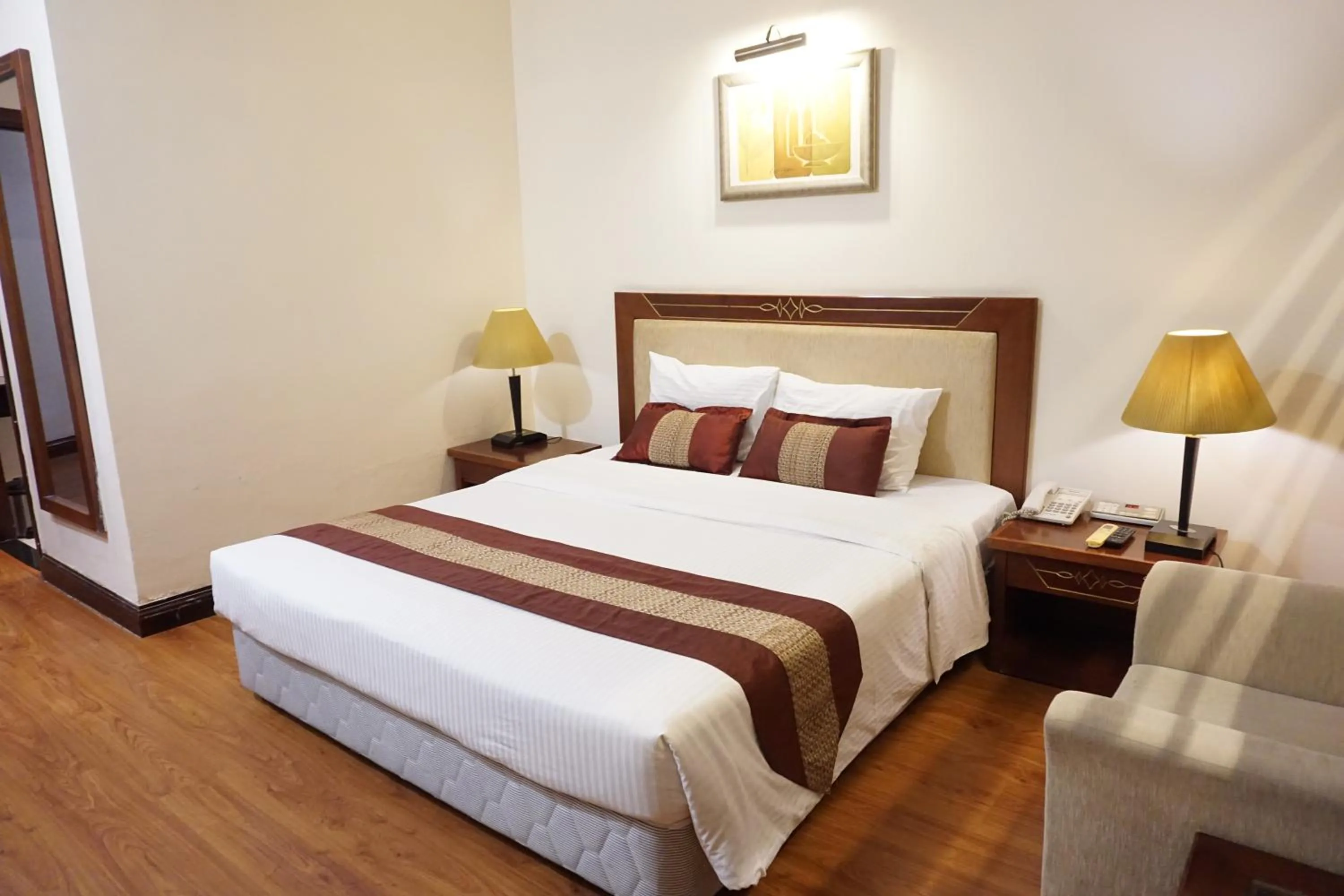 Bed in Dong Khanh Hotel