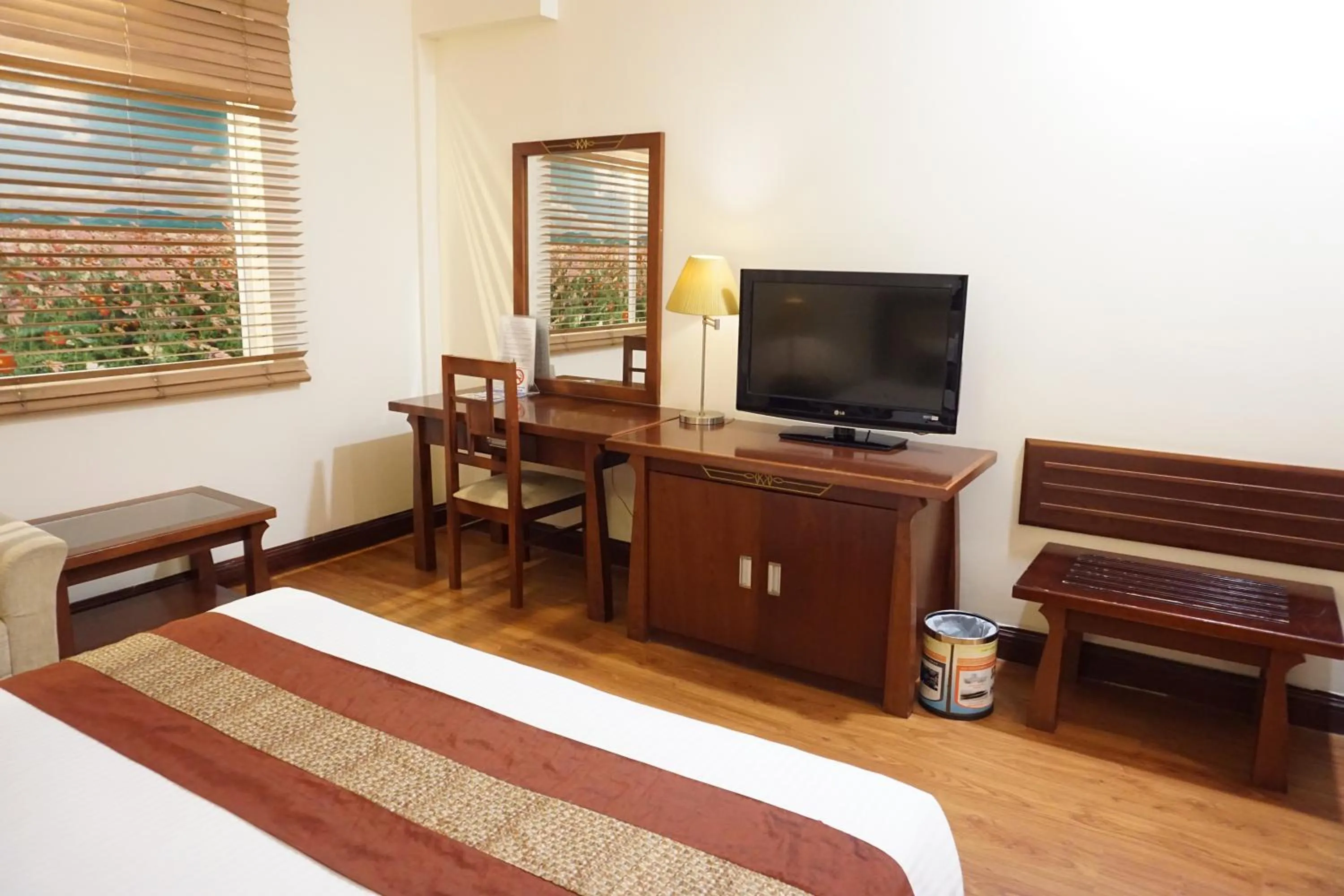 Bed in Dong Khanh Hotel