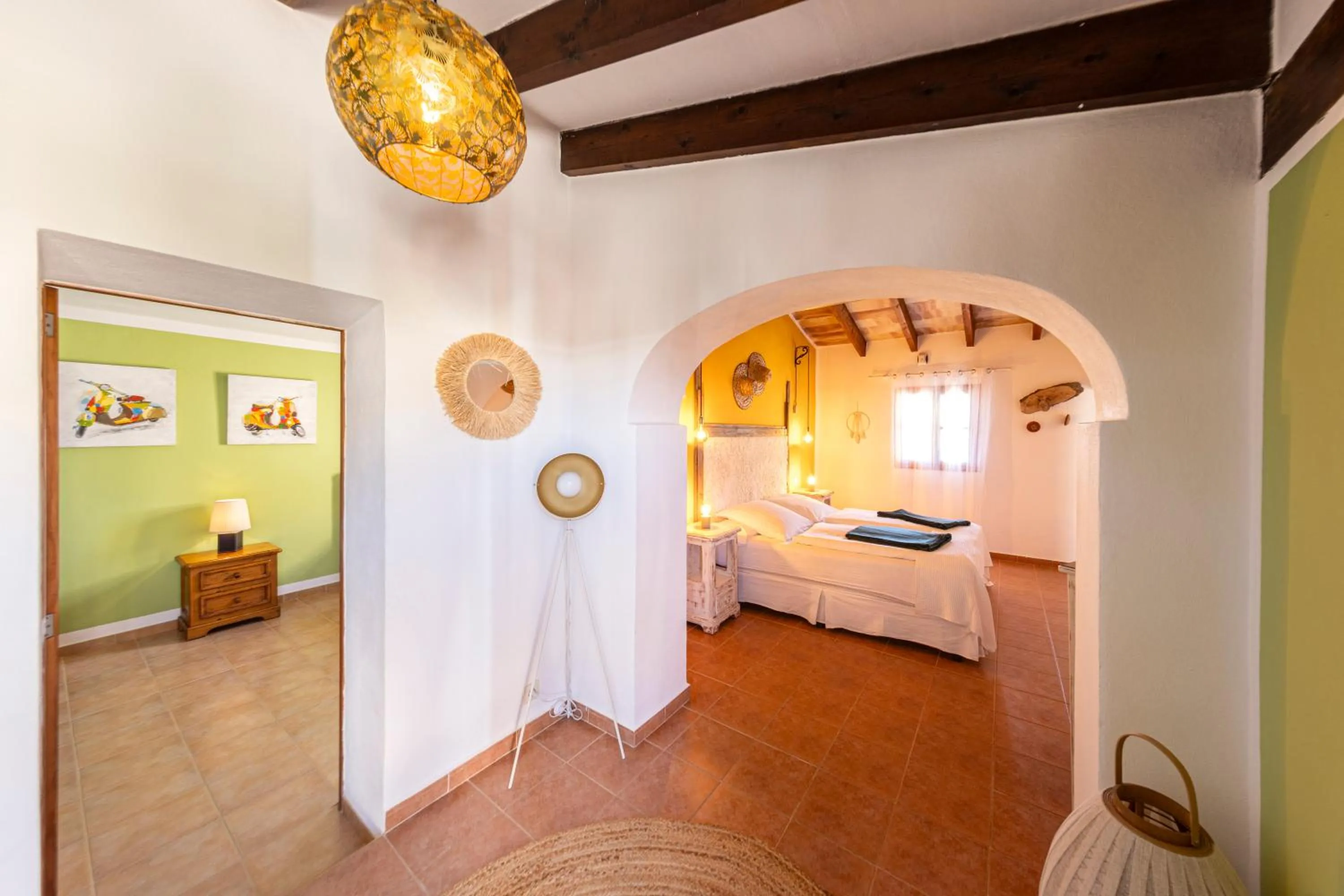 Bed in Agroturismo Finca Sa Tanca