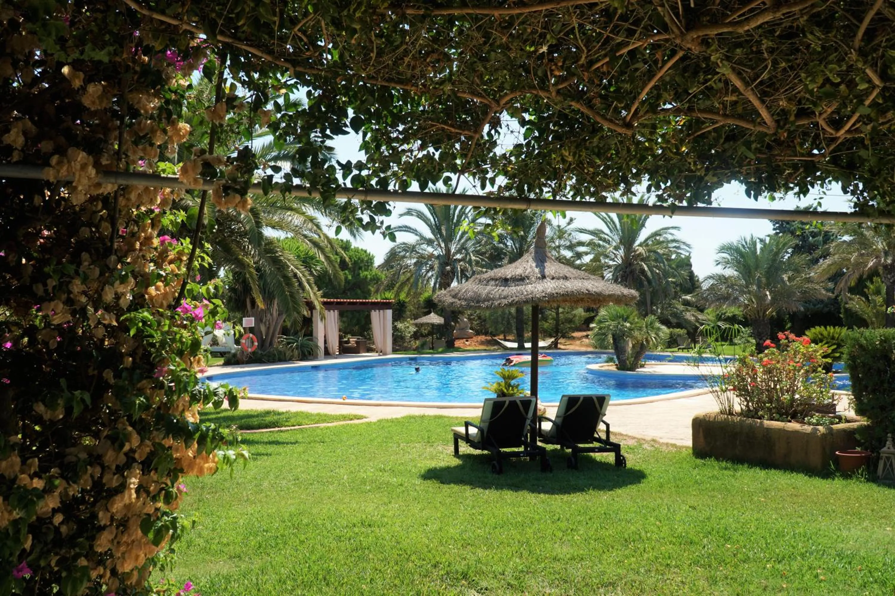 Pool view in Agroturismo Finca Sa Tanca