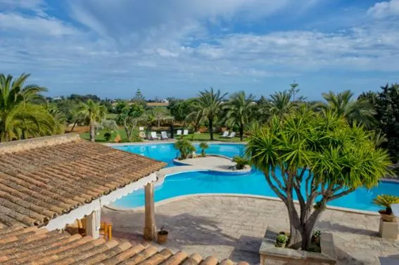 Pool view in Agroturismo Finca Sa Tanca