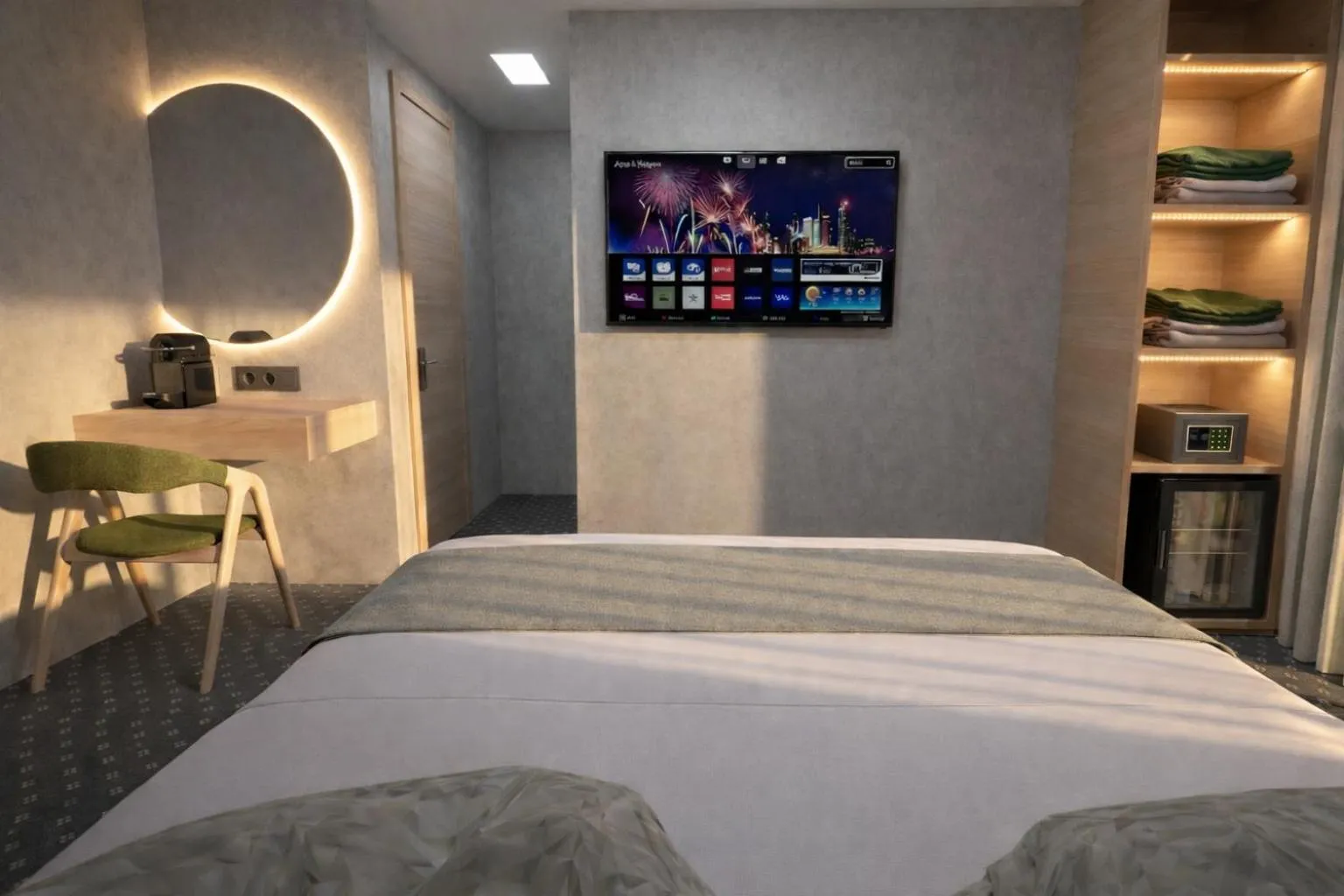 Bedroom, Bed in Hotel Fineso