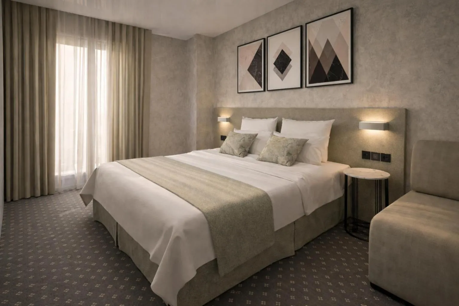 Bedroom, Bed in Hotel Fineso