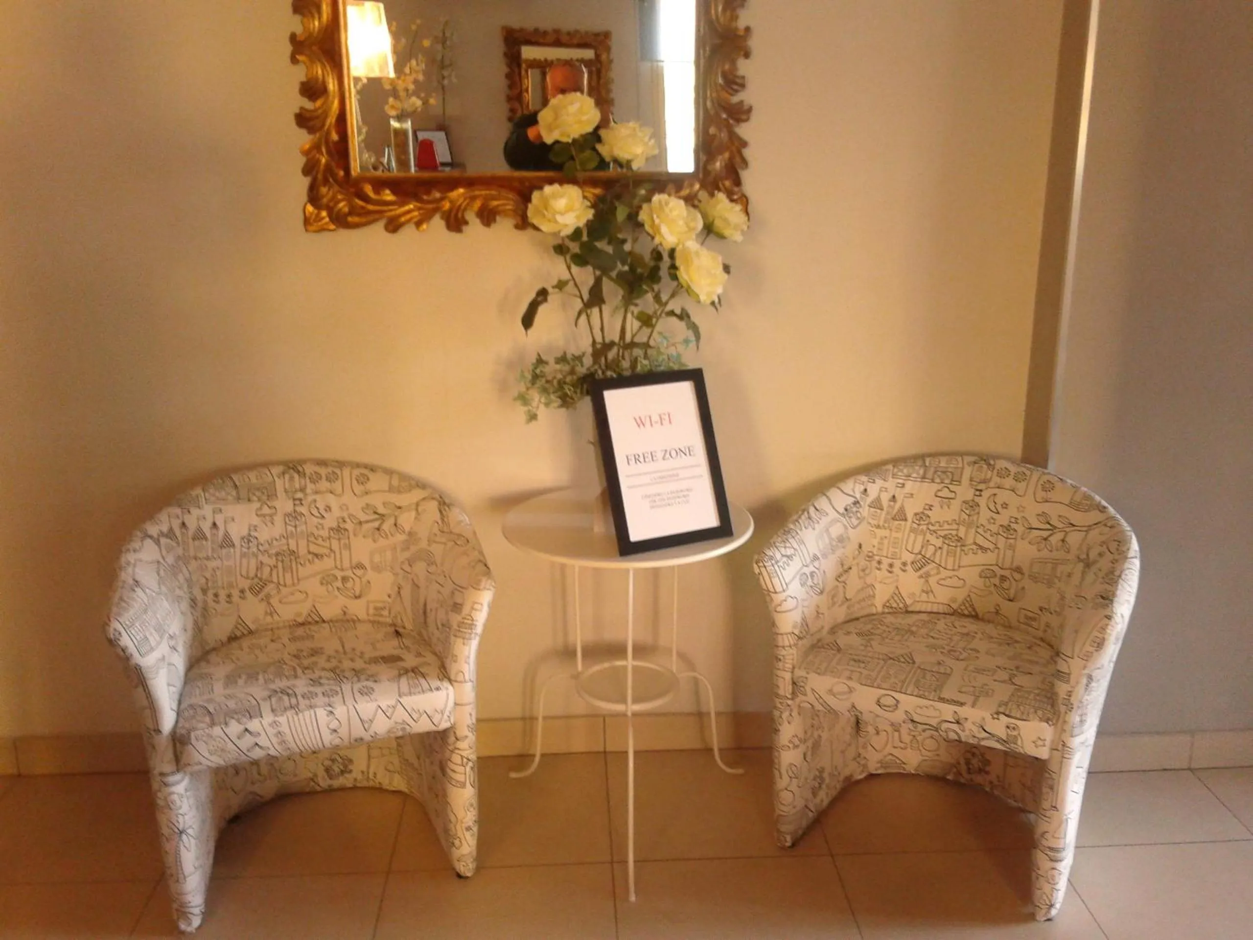 Seating area in Hotel La Rosta