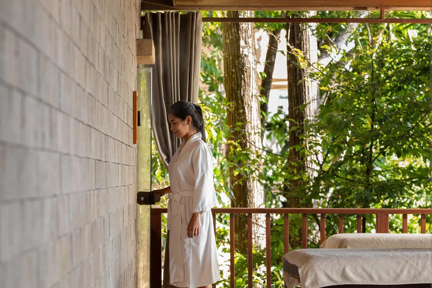 Steam room, Bed in Paresa Resort Phuket