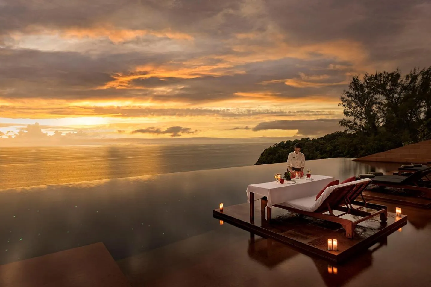Dining area in Paresa Resort Phuket