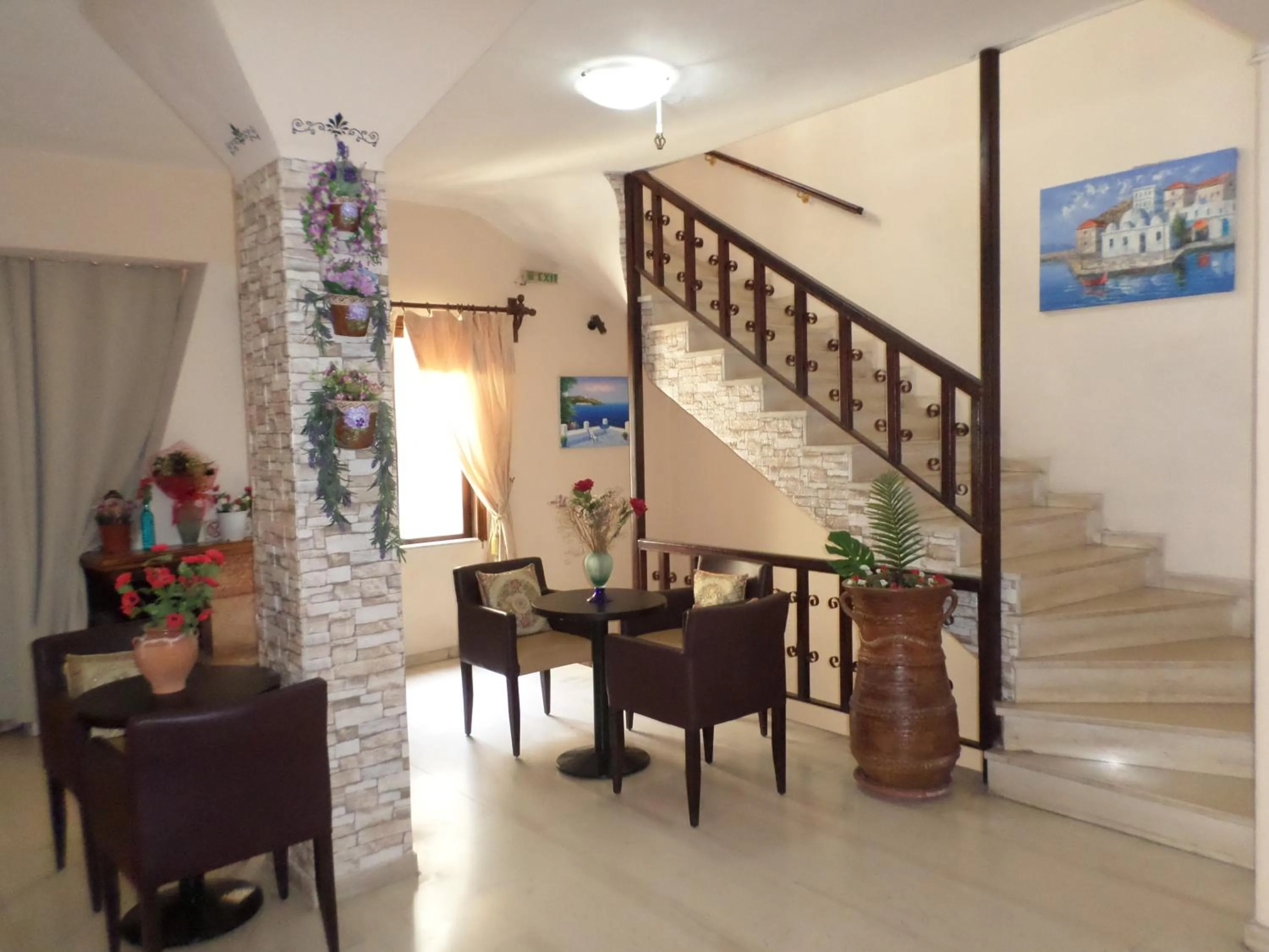 Lobby or reception in Tina Hotel