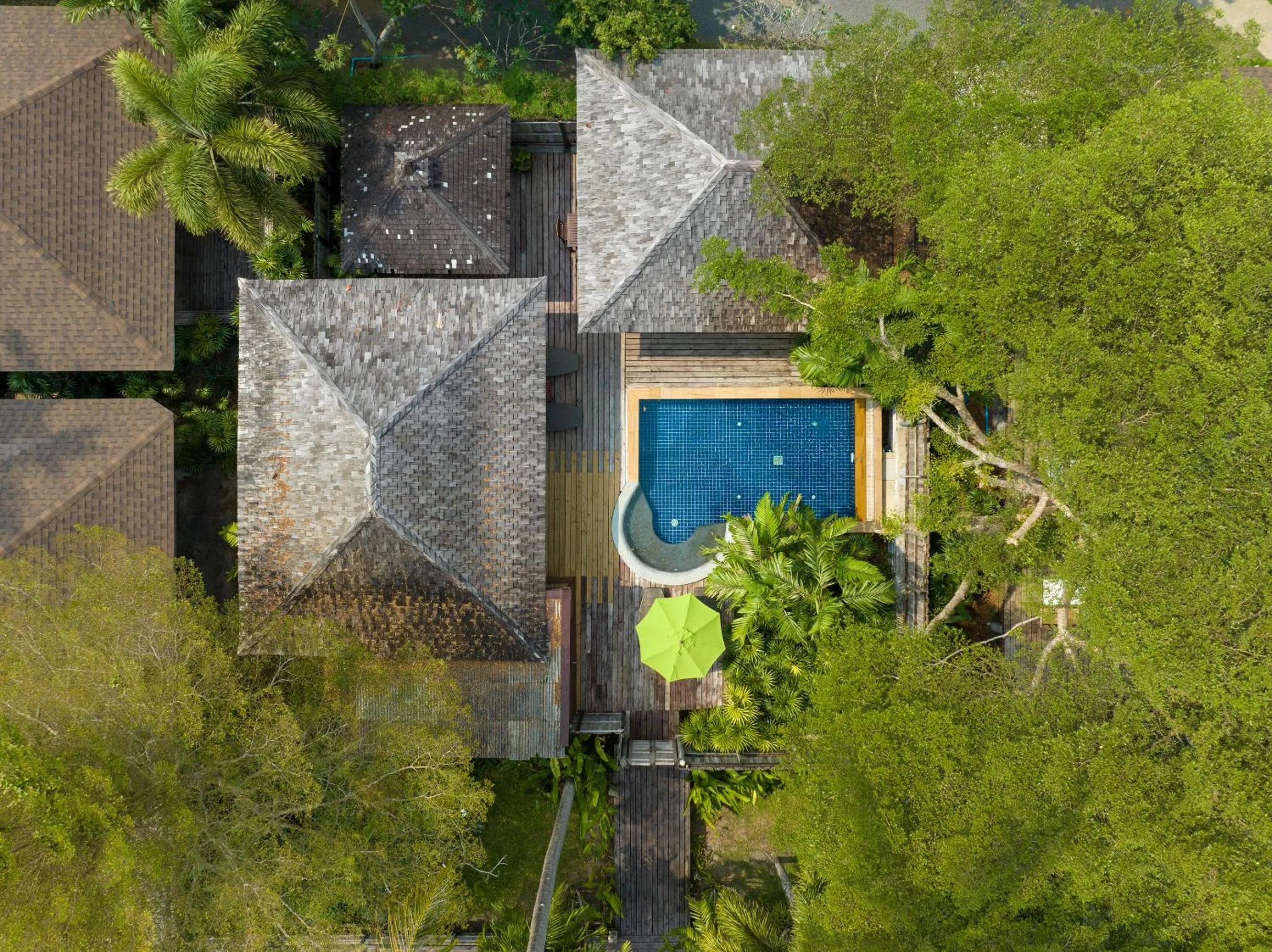 Swimming pool in GajaPuri Resort Koh Chang