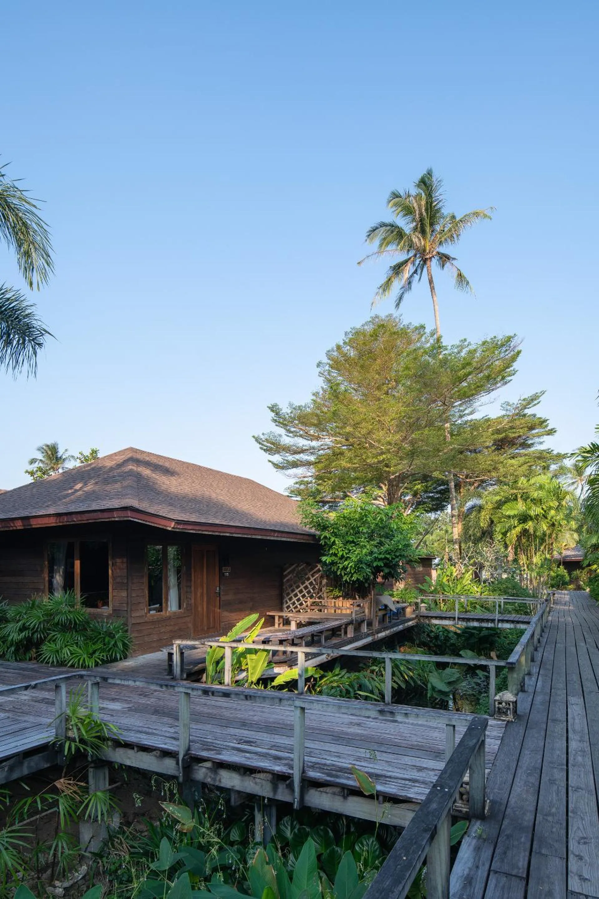 Garden view in GajaPuri Resort Koh Chang