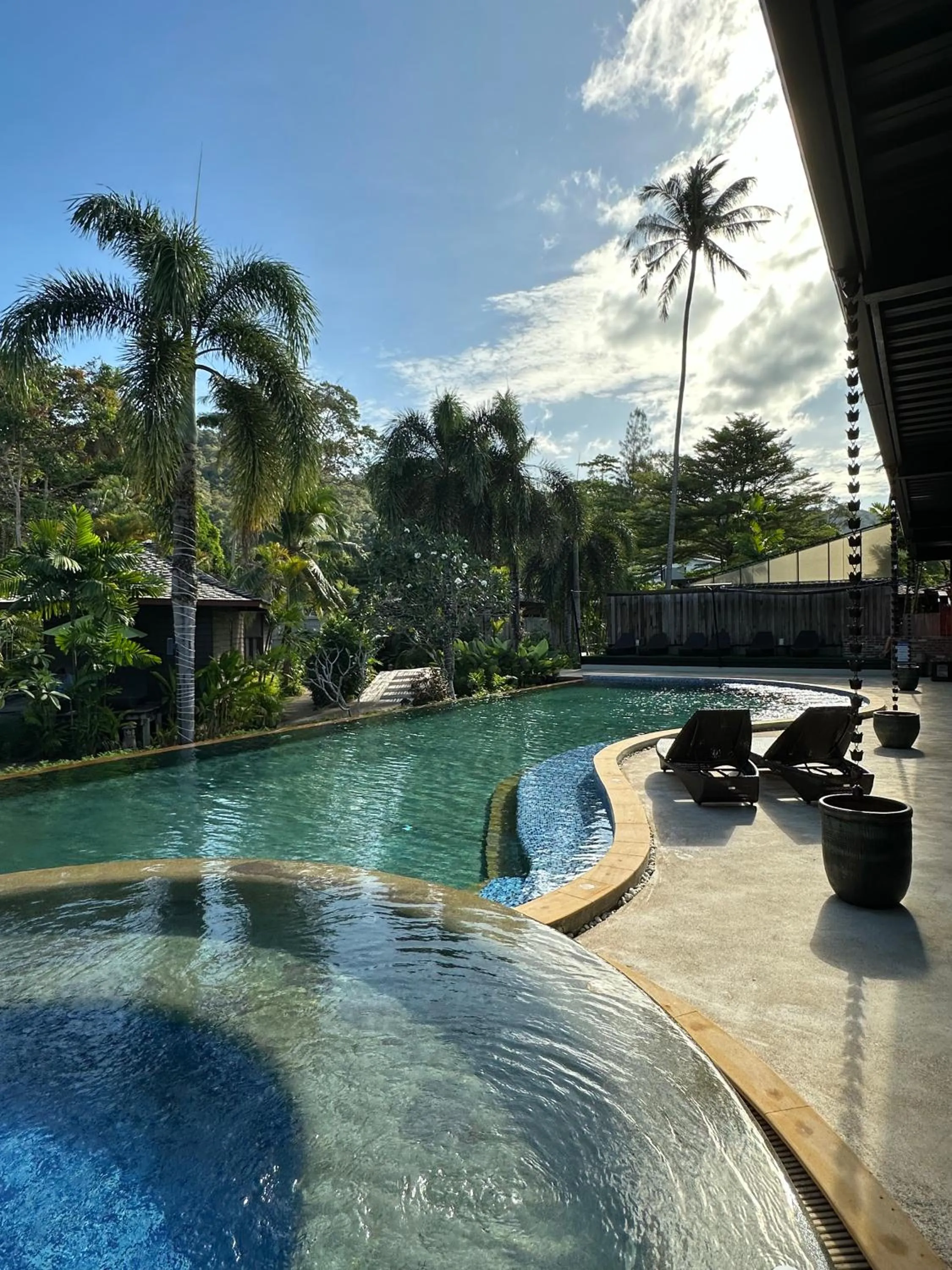 Swimming pool in GajaPuri Resort Koh Chang