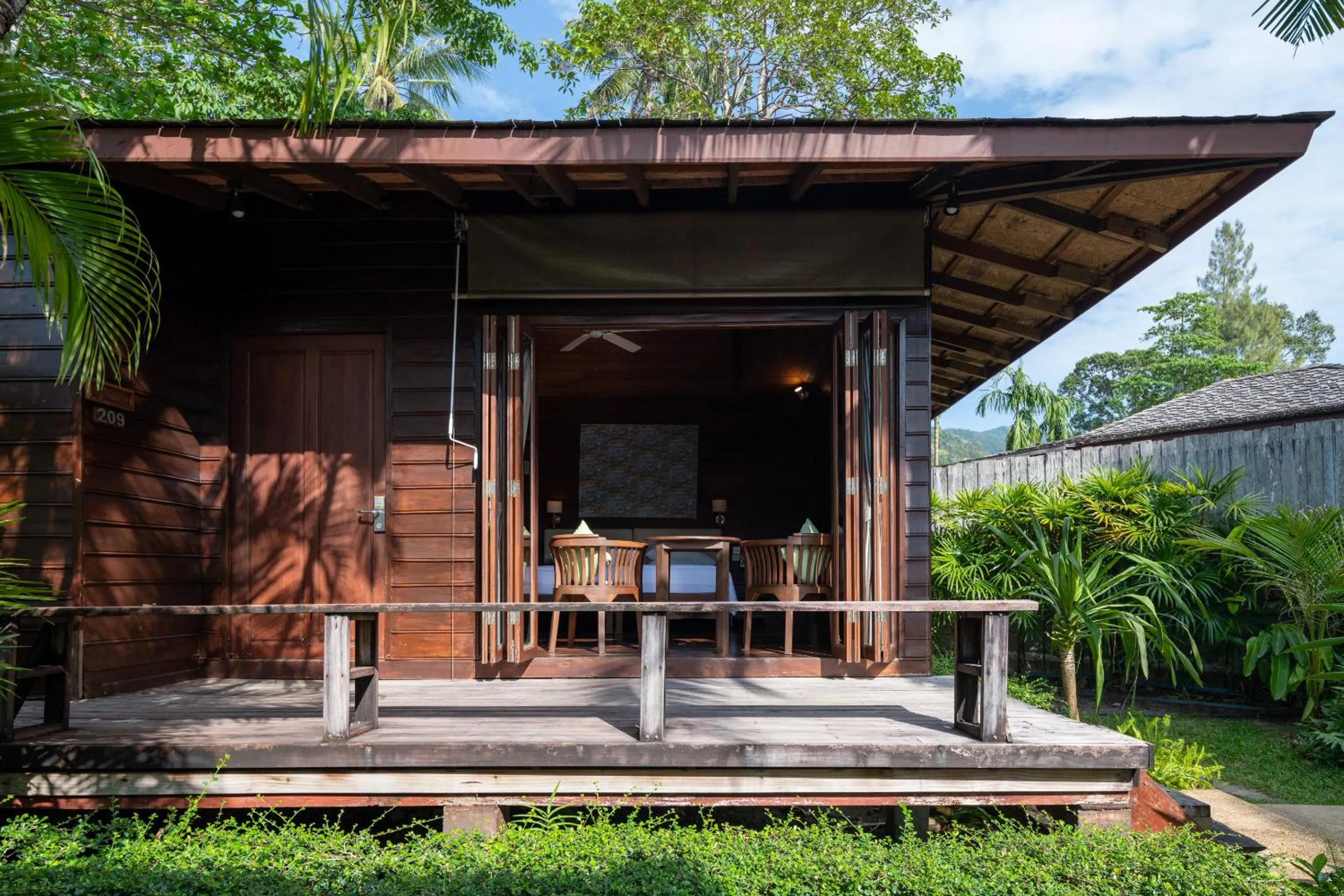 Seating area in GajaPuri Resort Koh Chang