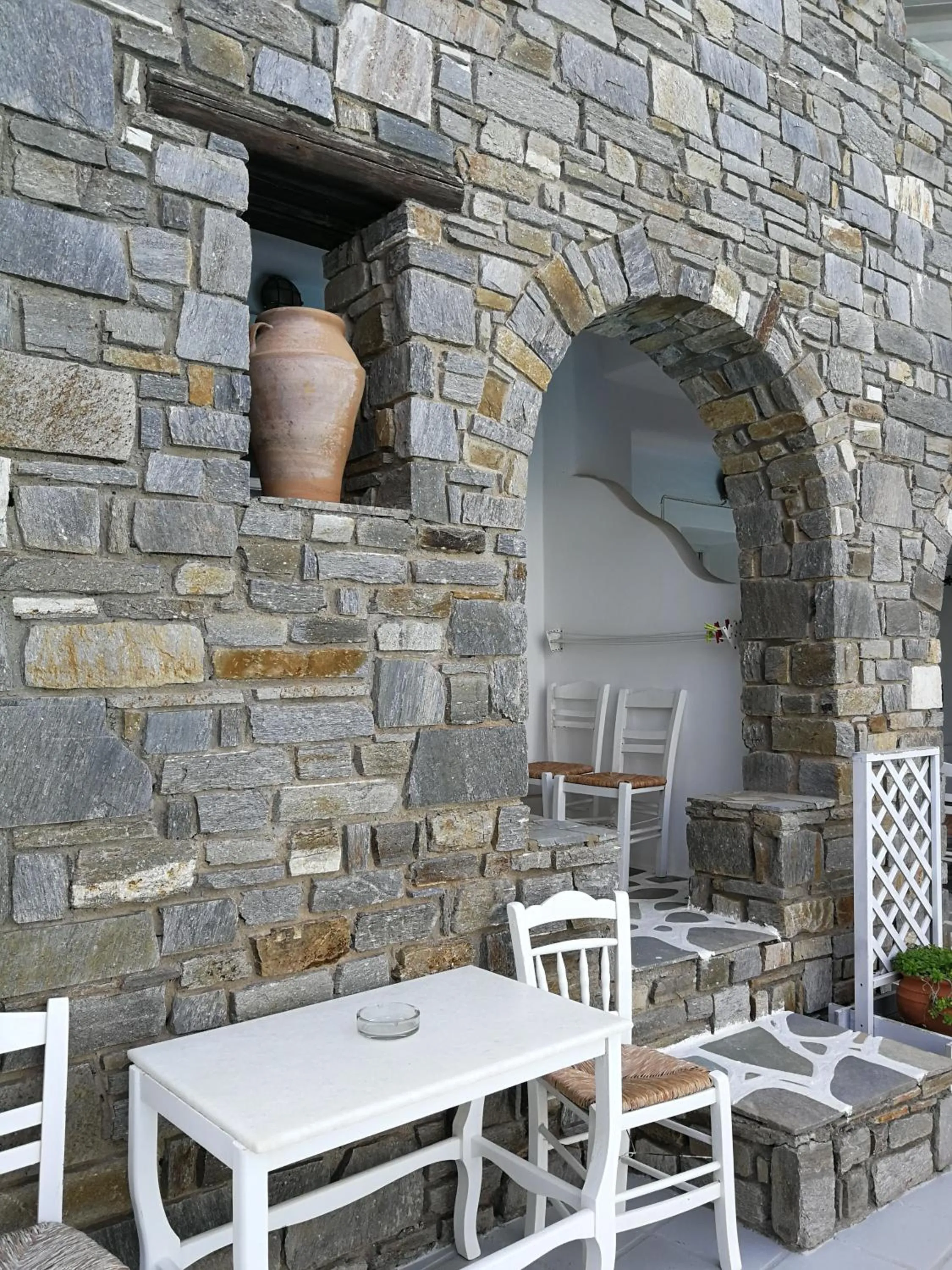 Patio in Zefi Hotel & Suites
