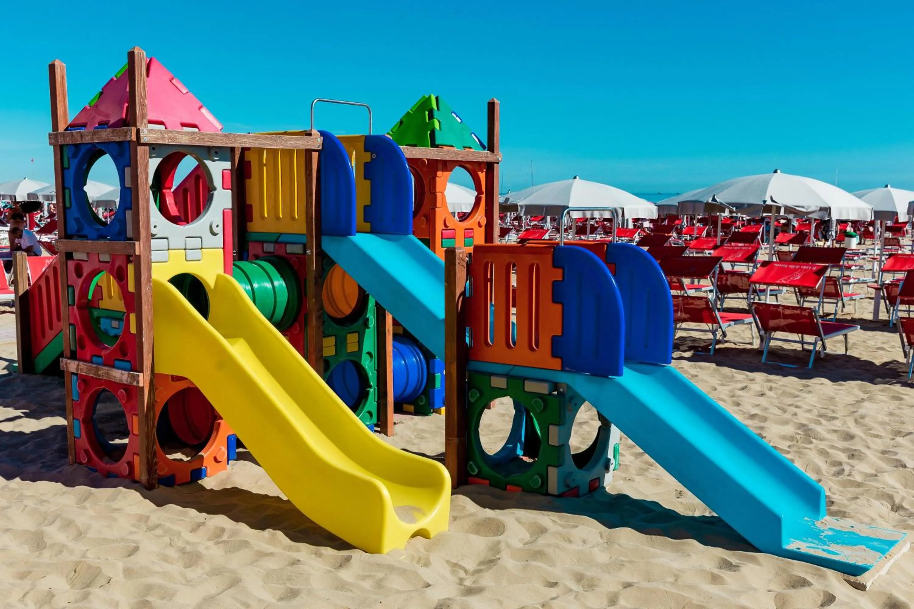 Beach in Hotel Miramare