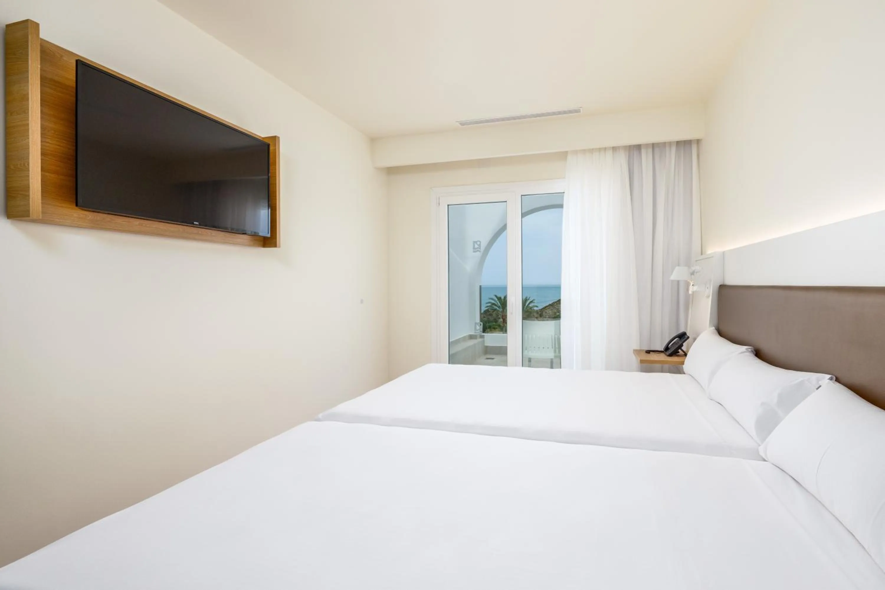 Bed in Mojacar Playa Aquapark Hotel