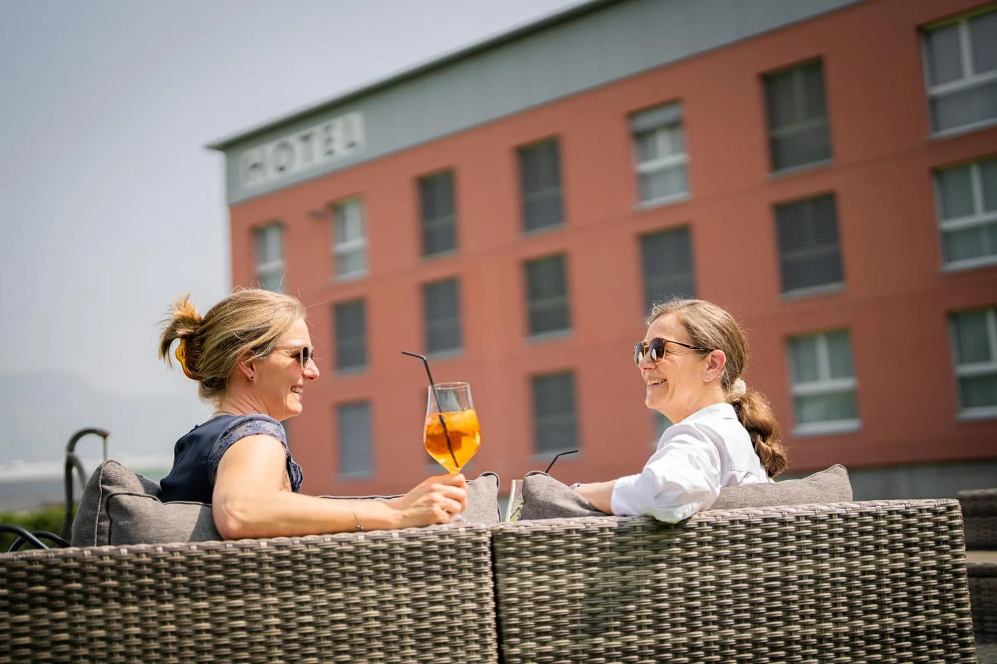 Balcony/Terrace in Swiss Heidi Hotel