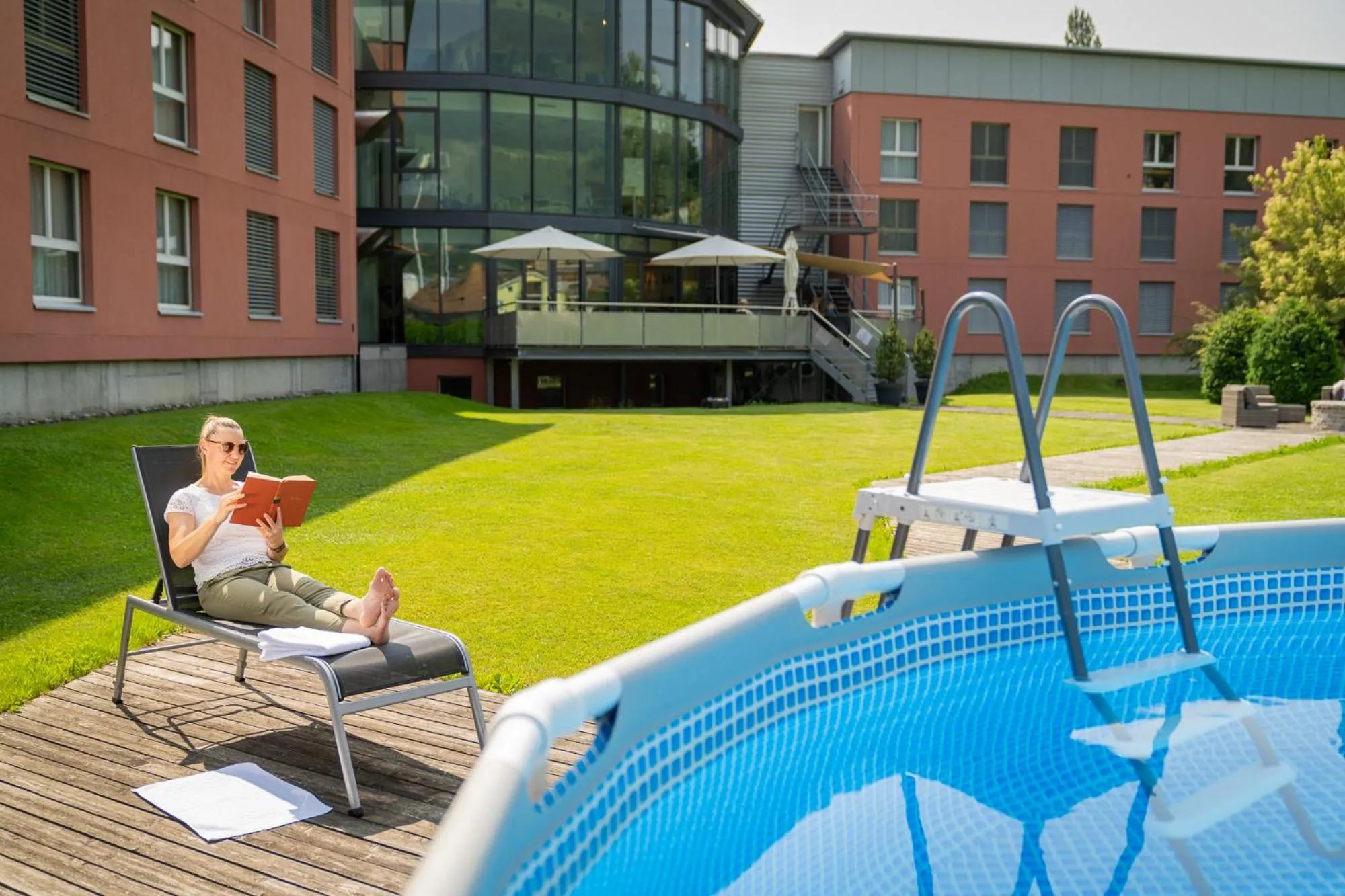 Property building in Swiss Heidi Hotel