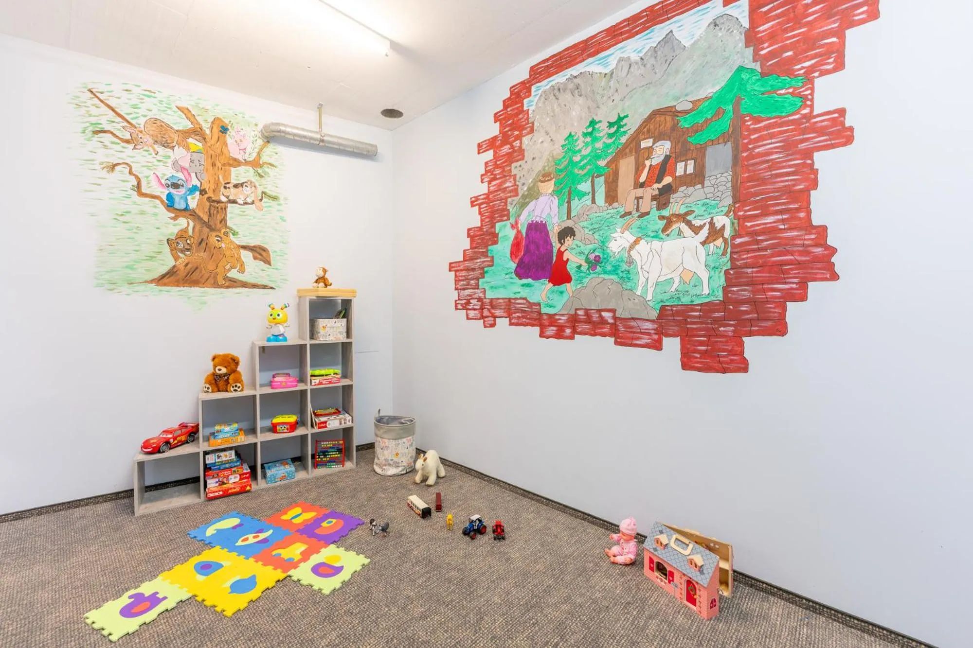 Children play ground in Swiss Heidi Hotel