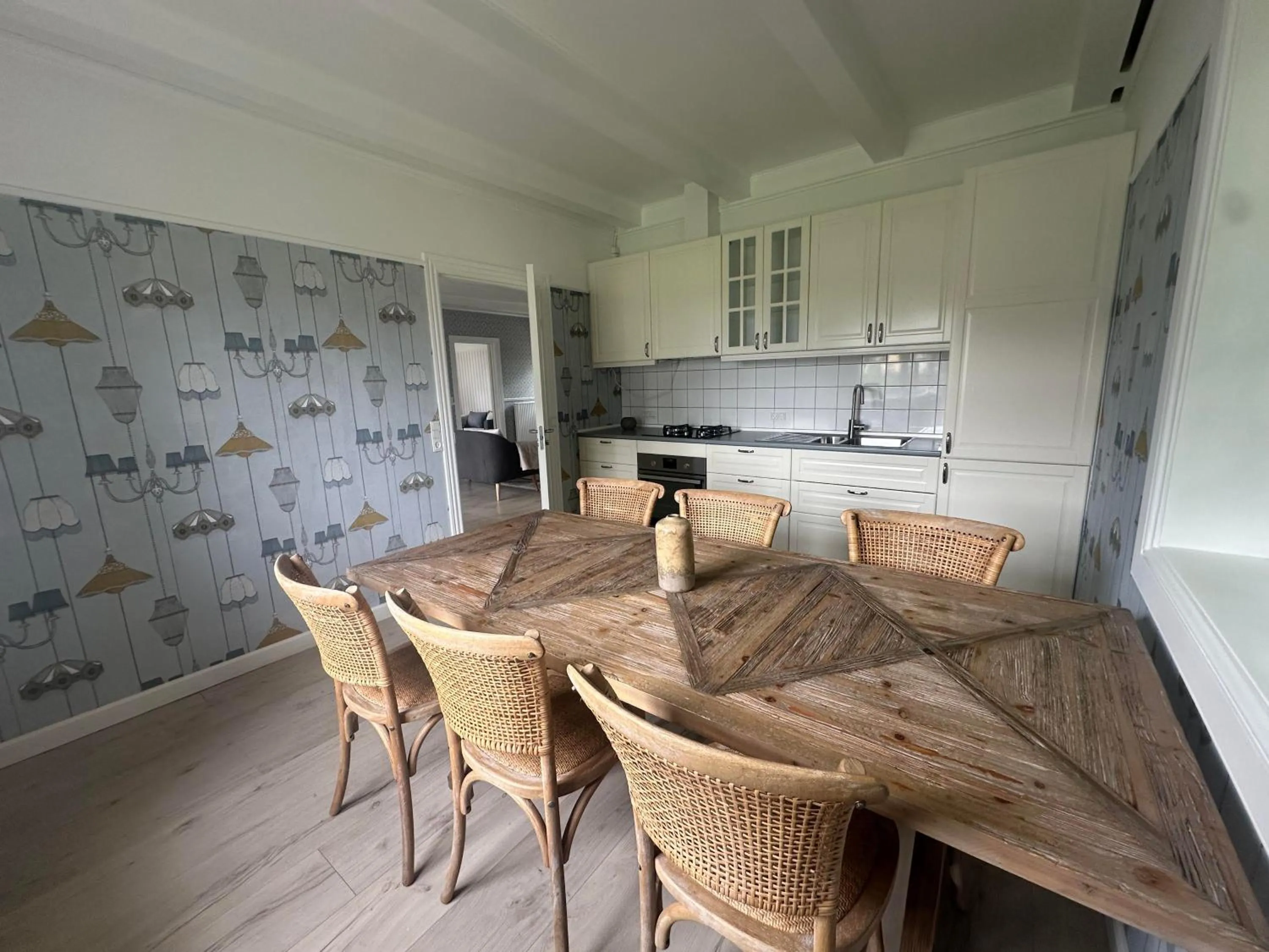 Kitchen or kitchenette in Bandholm Badehotel