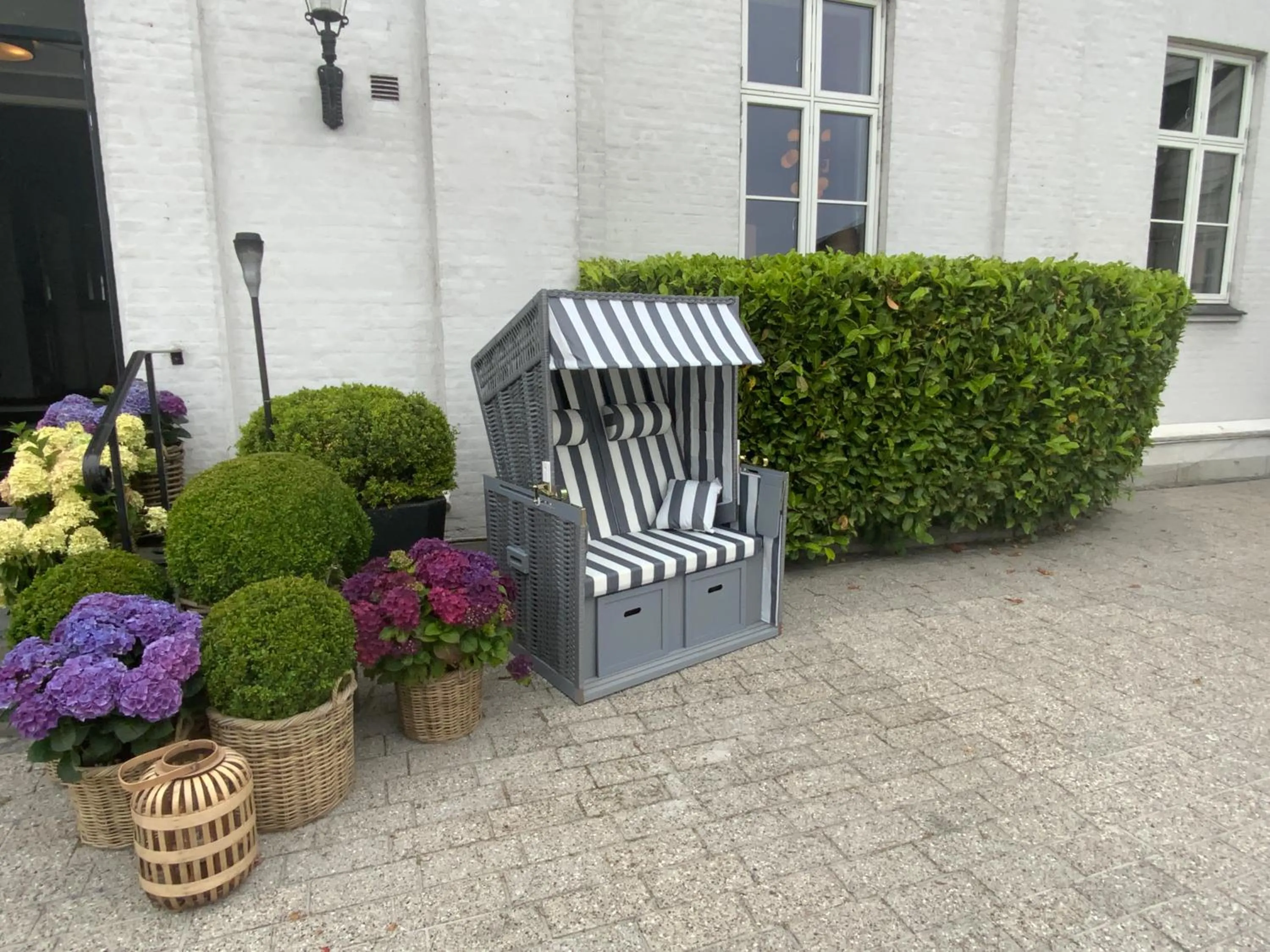 Patio in Bandholm Badehotel