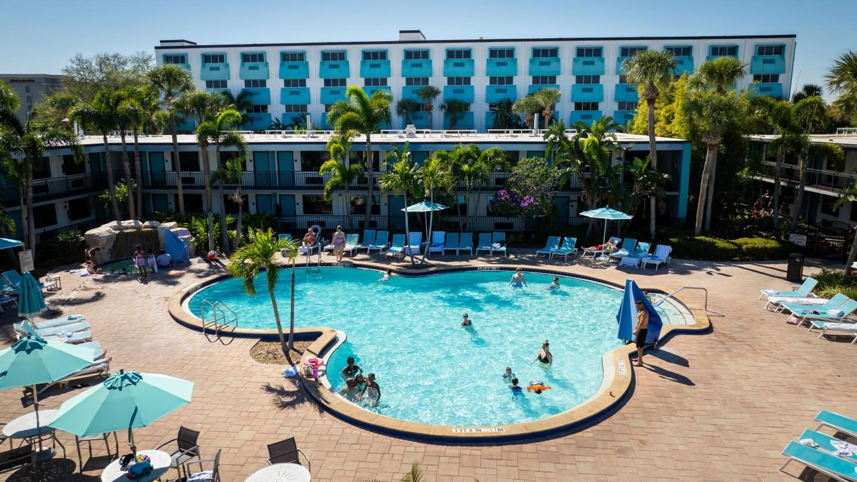 Pool view in Coco Key Hotel & Water Park Resort
