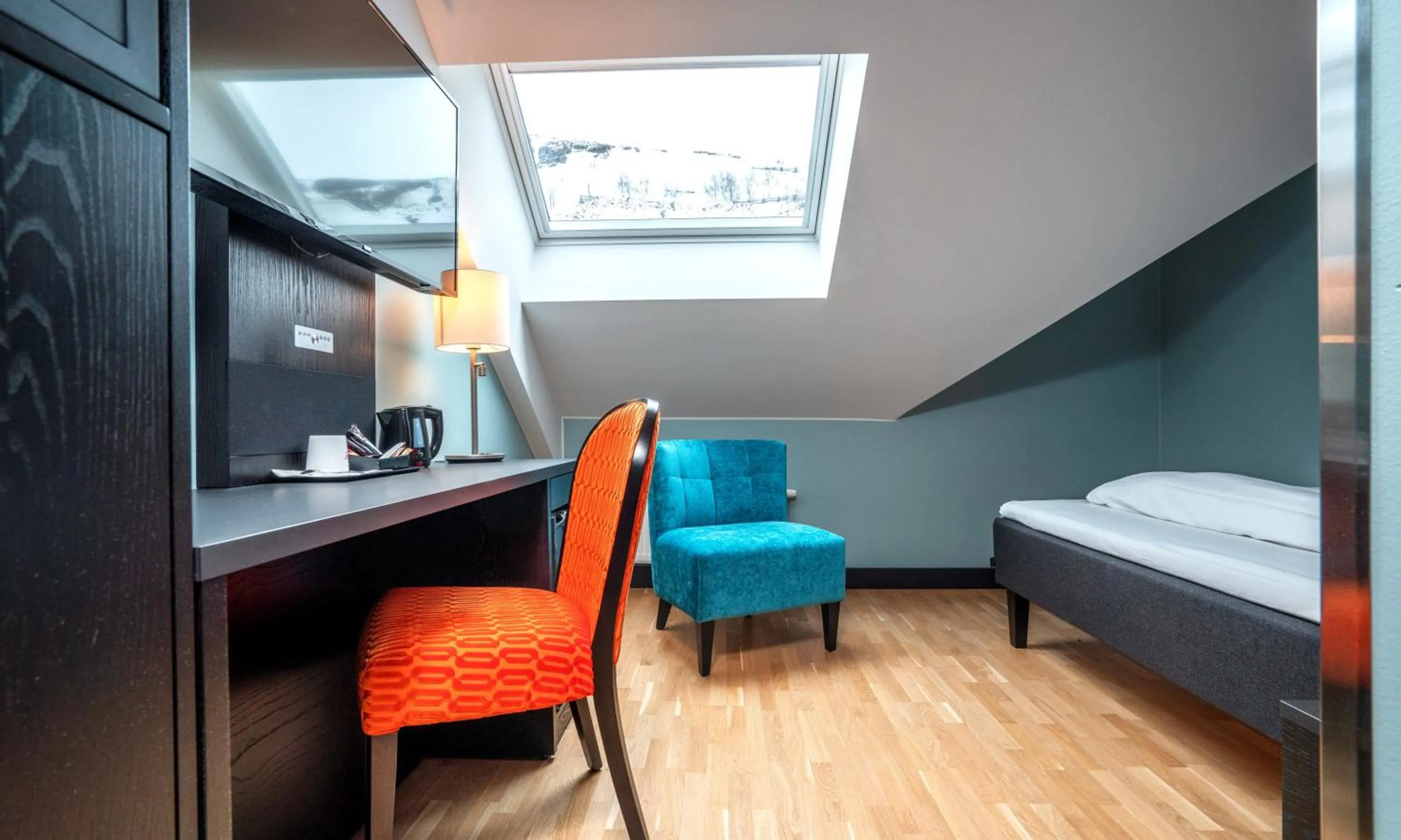 Photo of the whole room, Bed in Thon Hotel Hammerfest