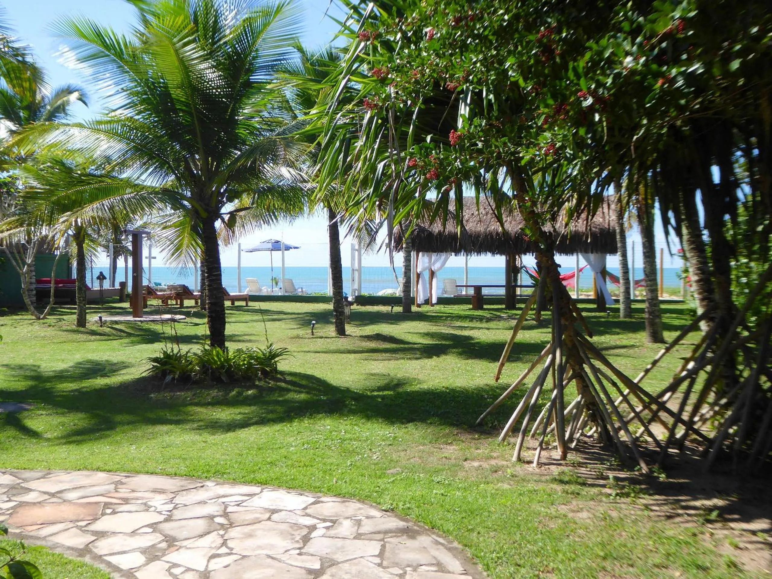 Sea view in Ouro Sobre Azul Apart Hotel