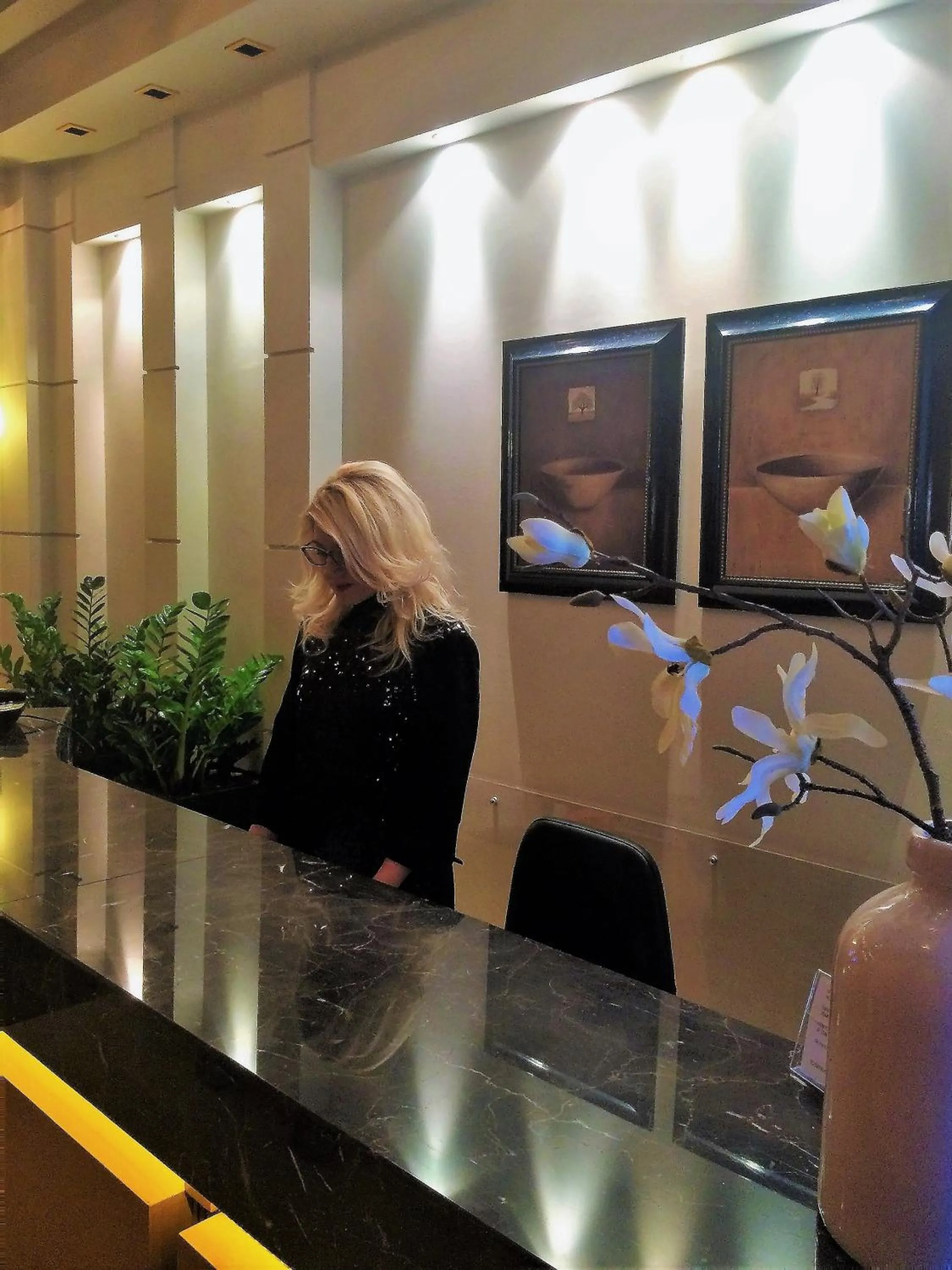 Lobby or reception in Hotel Avra