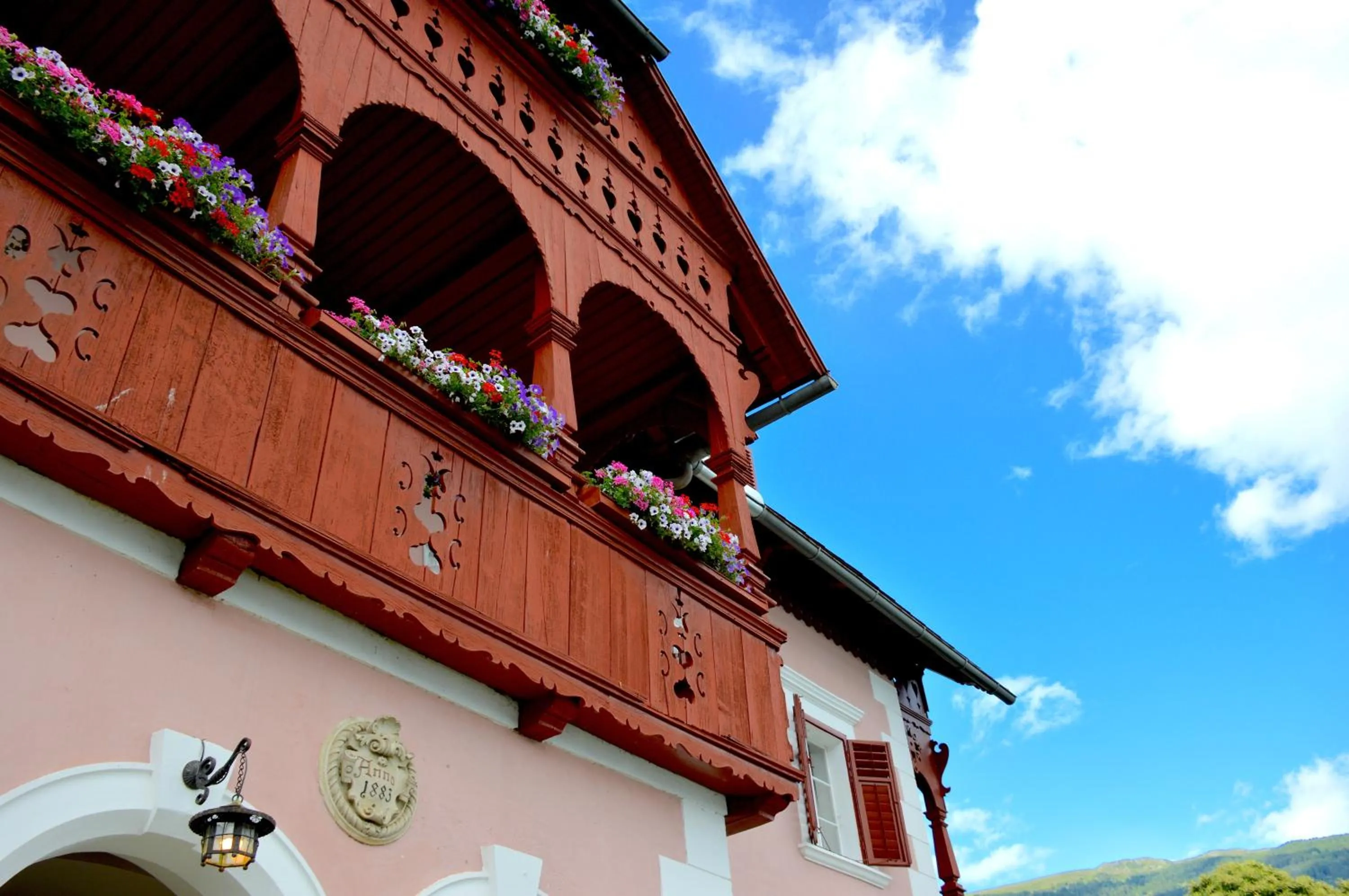 Decorative detail in Hotel See-Villa